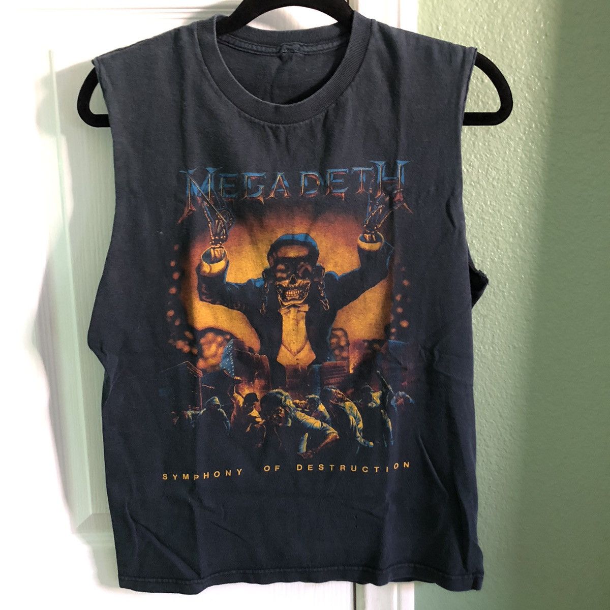 Rare Vintage Megadeth Cutoff Size S T-Shirts, Hoodie, Sweatshirt | PodTeesHub.com