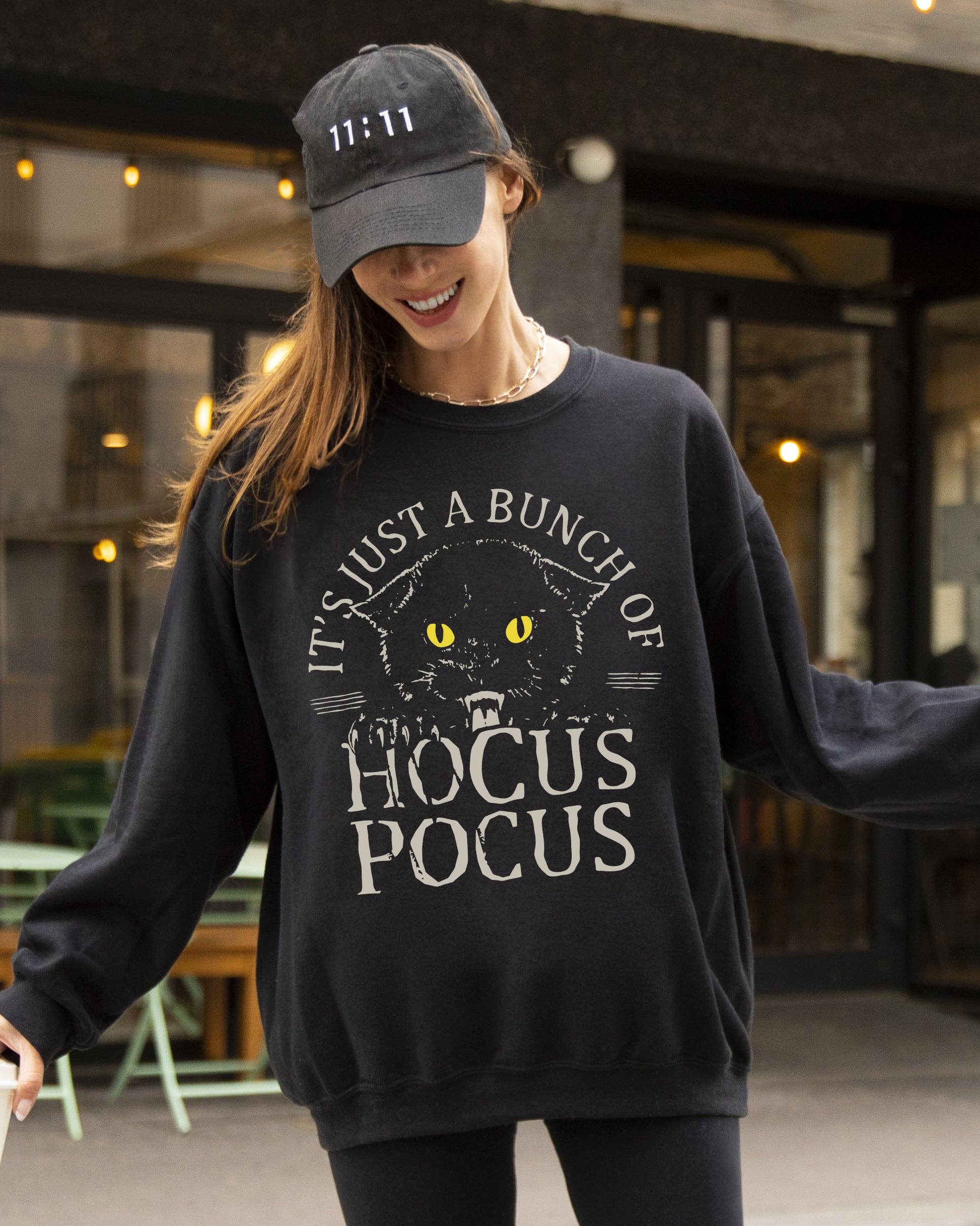 Bunch of Hocus Pocus, Cat, Funny, Halloween Sweatshirt T-Shirts, Hoodie | PodTeesHub.com