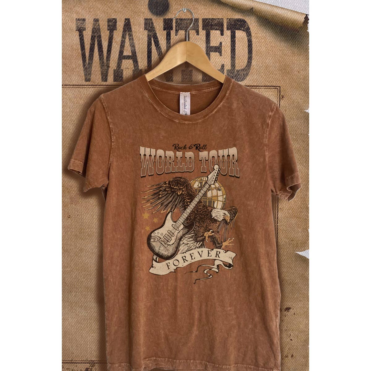 World Tour  Mineral Wash Vintage Graphic  Tee Hoodie, Sweatshirt | PodTeesHub.com