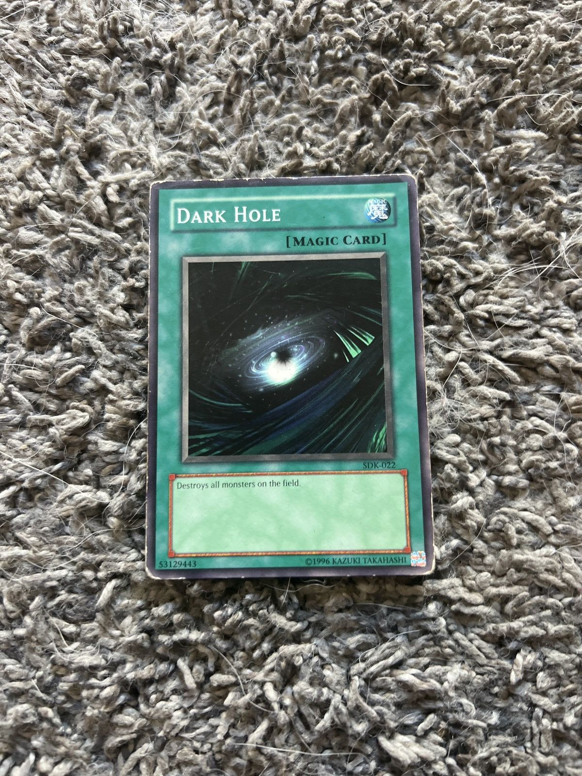Vintage 1996 Konami Yu Gi Oh Dark Hole Card T-Shirts, Hoodie, Sweatshirt | PodTeesHub.com