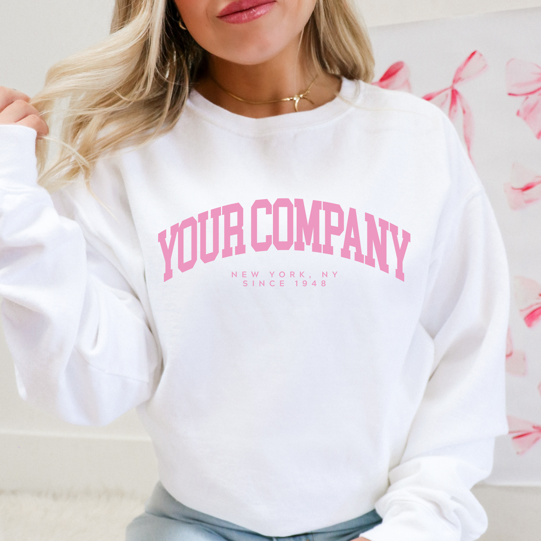Custom Dance Studio or Ballet Company Crewneck Sweatshirt T-Shirts, Hoodie | PodTeesHub.com