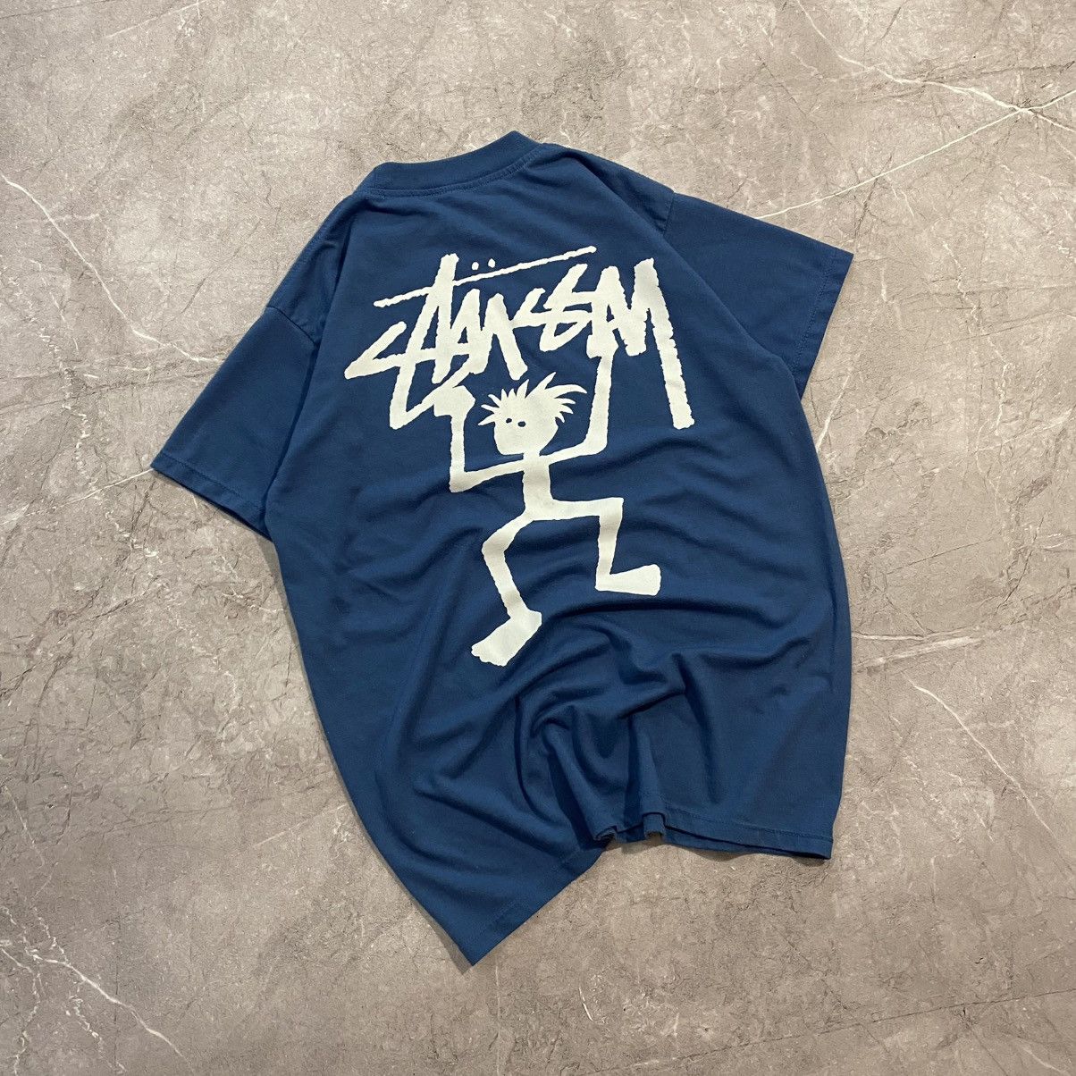 Vintage Stussy Tee Big Logo Usa 90s Hoodie, Sweatshirt | PodTeesHub.com