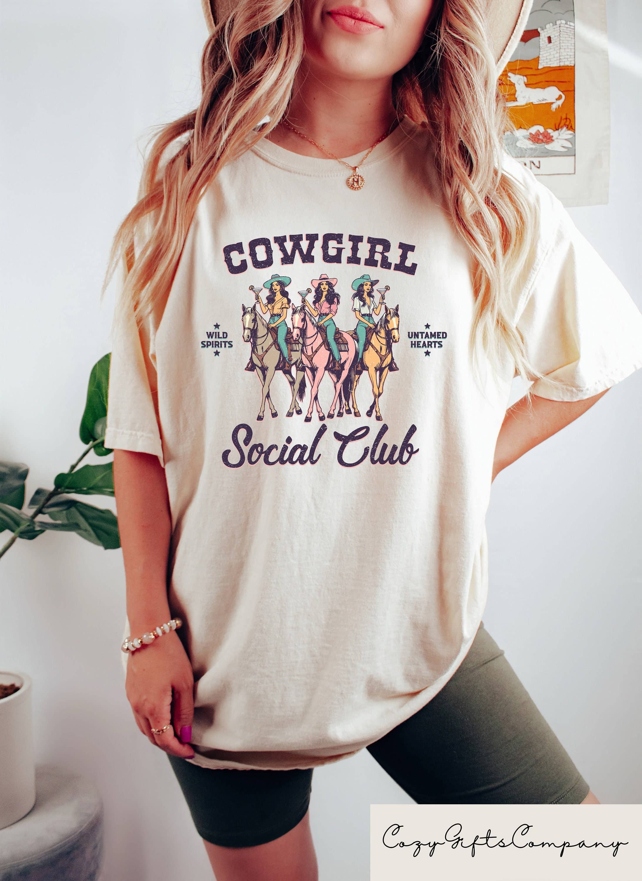 Retro Rodeo Shirt - Cowgirl Graphic Tee For Western Fashion Hoodie, Sweatshirt | PodTeesHub.com