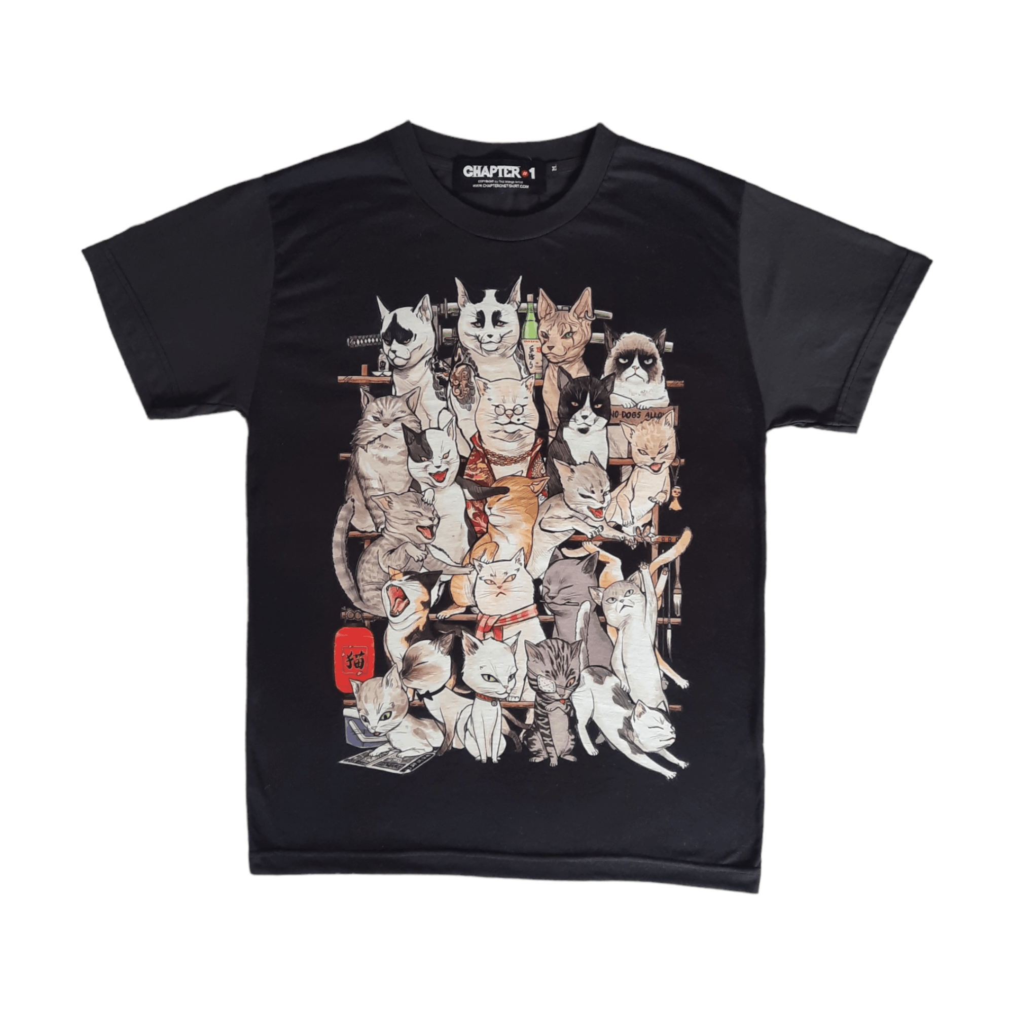 Anime Chapter 1 Yakuza Cat Manga Anime Tshirt Hoodie, Sweatshirt | PodTeesHub.com