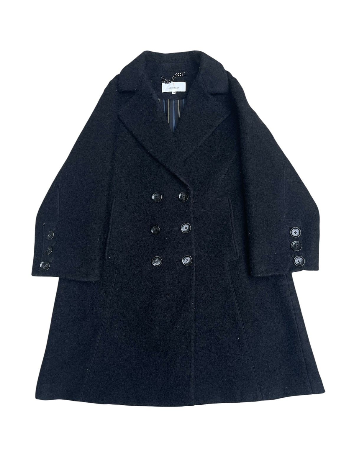 Japanese Brand X Vintage Akira Naka Wool Coat Made In Japan Double Breasted T-Shirts, Hoodie, Sweatshirt | PodTeesHub.com