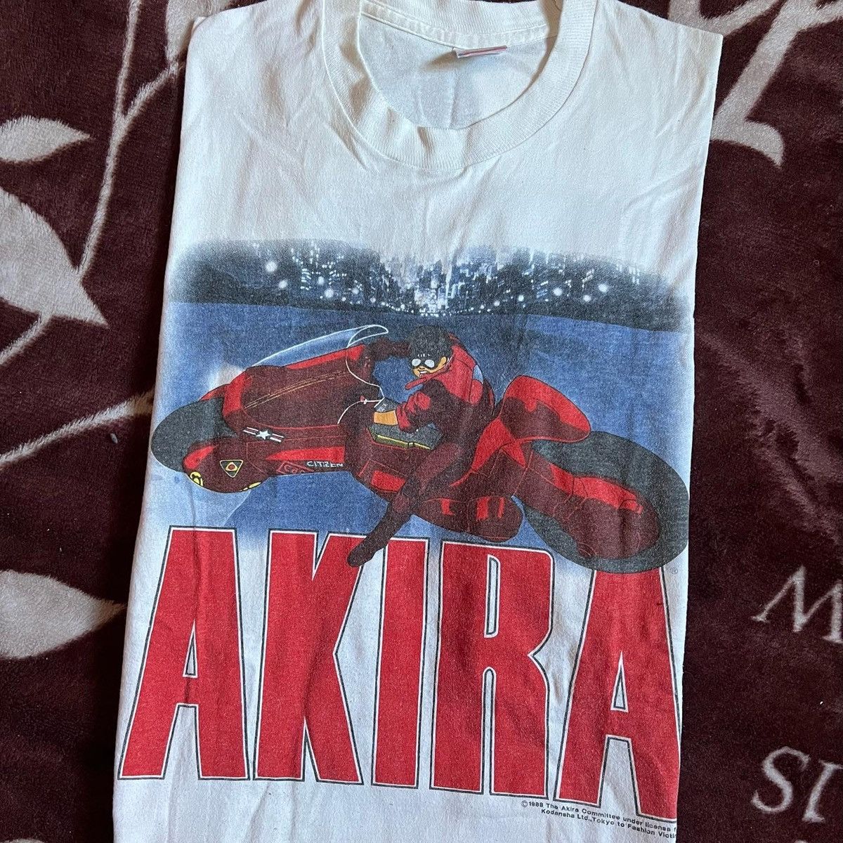 Japanese Brand X Vintage Vintage Akira Motocycle 1988 T-Shirts, Hoodie, Sweatshirt | PodTeesHub.com