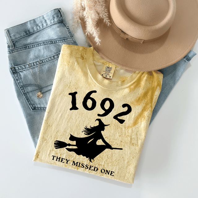 1692 They Missed One Comfort Colors Colorblast T-Shirt Hoodie, Sweatshirt | PodTeesHub.com