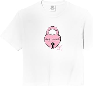 Official Olivia Rodrigo Drop Dead Lock Comfort Colors Crop Top