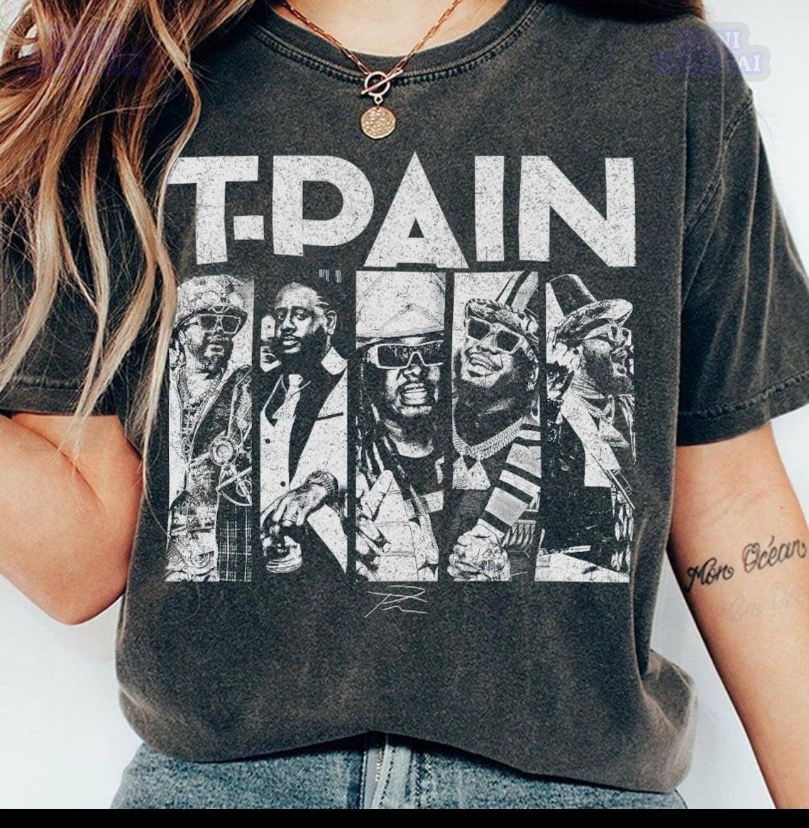 T-Pain Vintage Rap Tour Tee - Hiphop Streetwear Hoodie, Sweatshirt | PodTeesHub.com