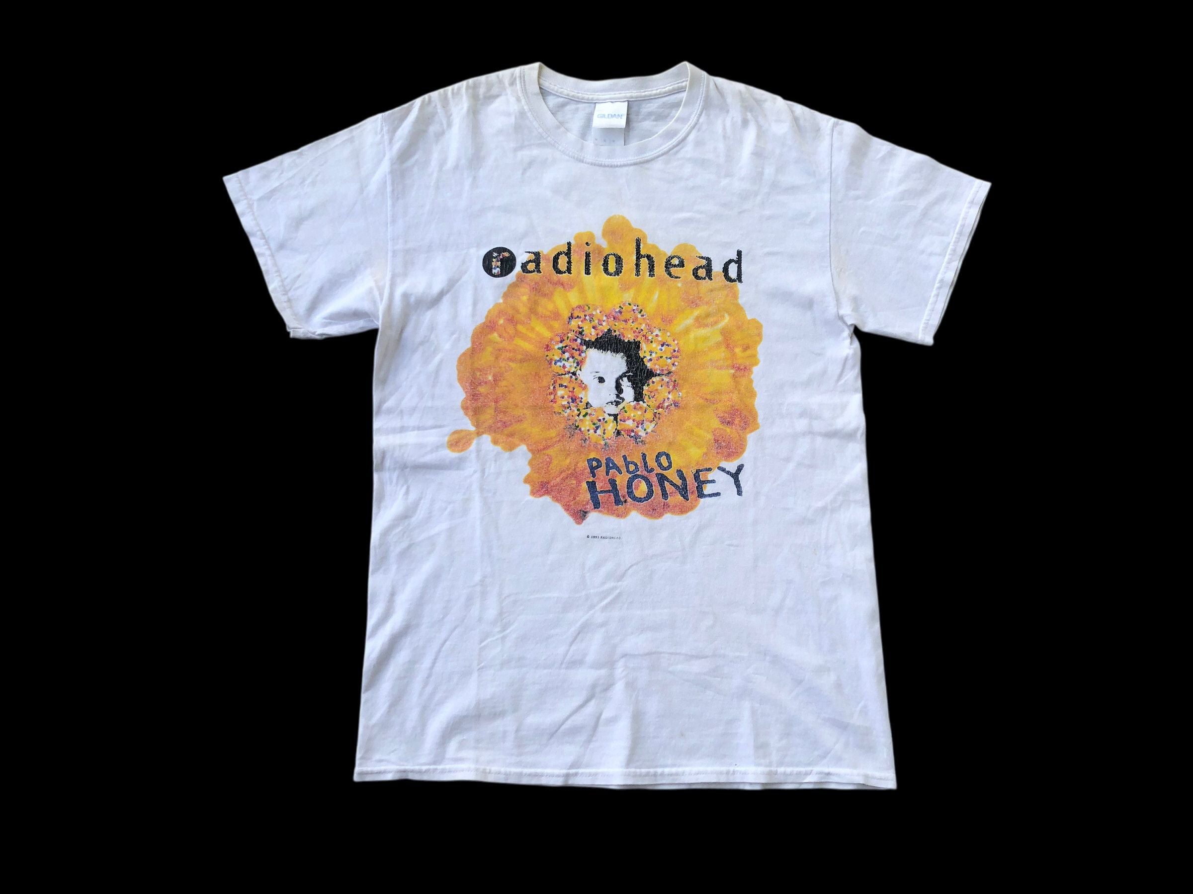 Band Tees Vintage Radiohead Pablo Honey Promo Band T Shirt Brit Pop Hoodie, Sweatshirt | PodTeesHub.com