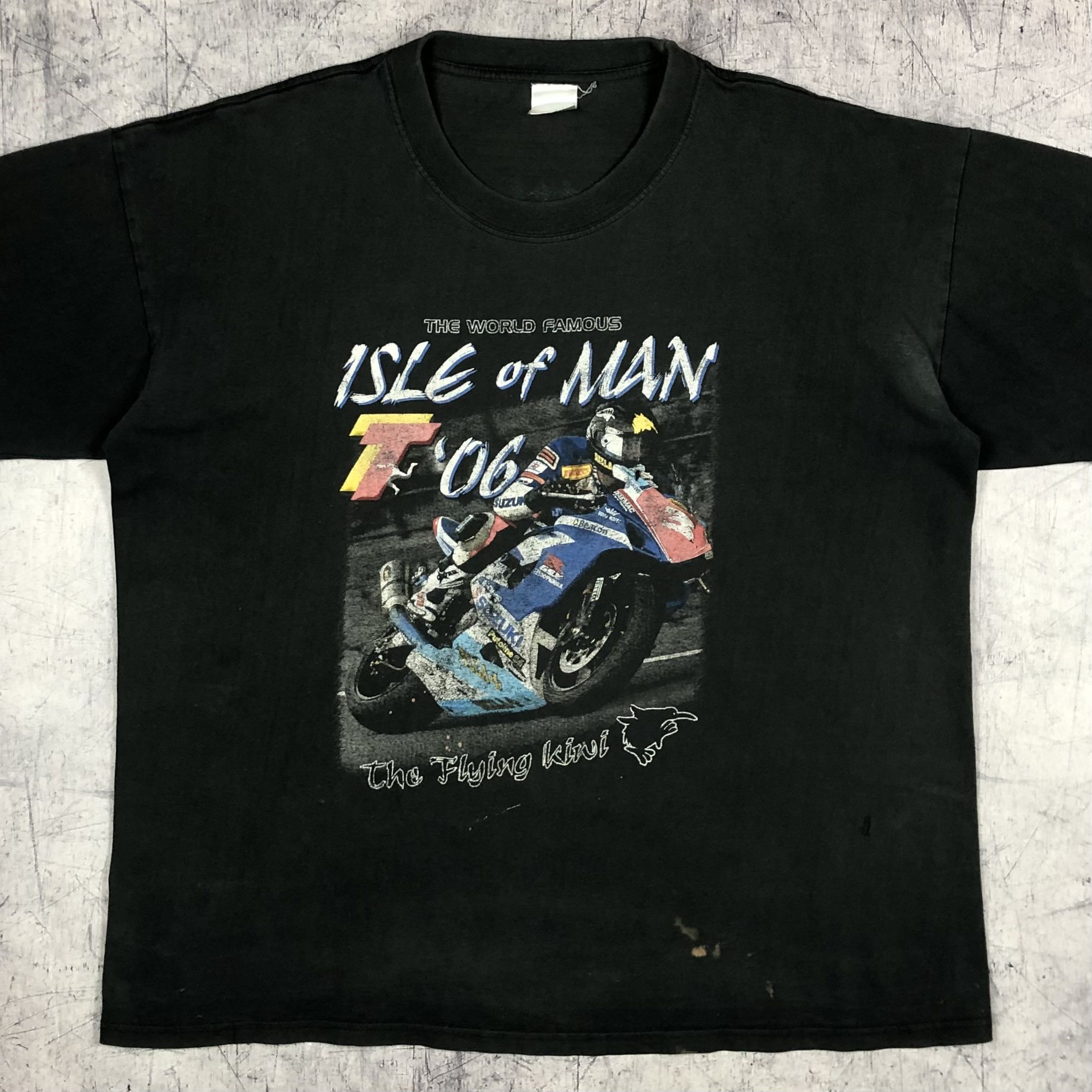 Vintage 2006 Isle Of Man World Famous Moto Faded Tee Shirt Hoodie, Sweatshirt | PodTeesHub.com