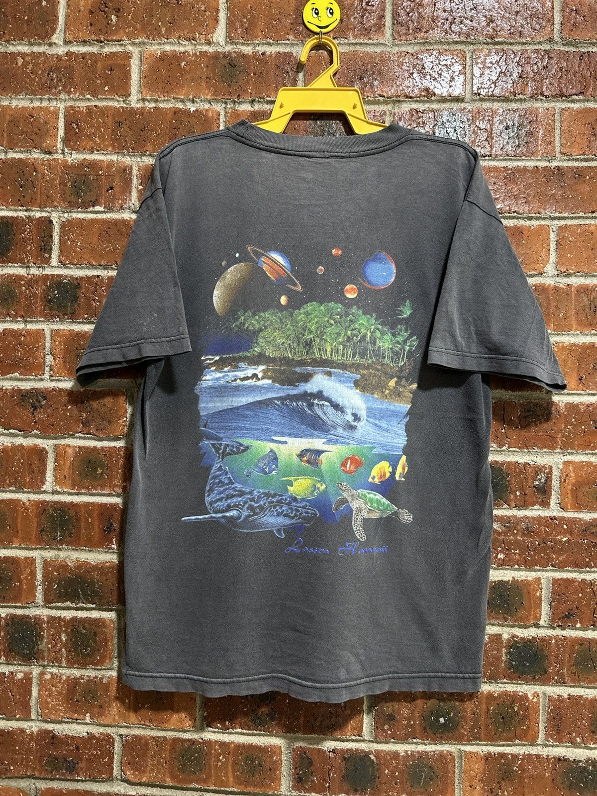 Vintage 90s Lassen Hawaii Sun Faded Tee Hoodie, Sweatshirt | PodTeesHub.com