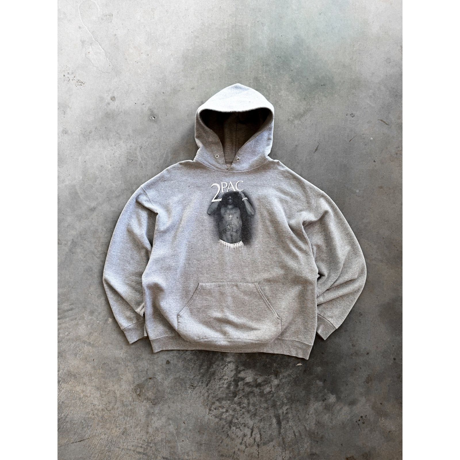 Vintage 2000s Tupac Shakur Hoodie Size Xxl T-Shirts, Sweatshirt | PodTeesHub.com