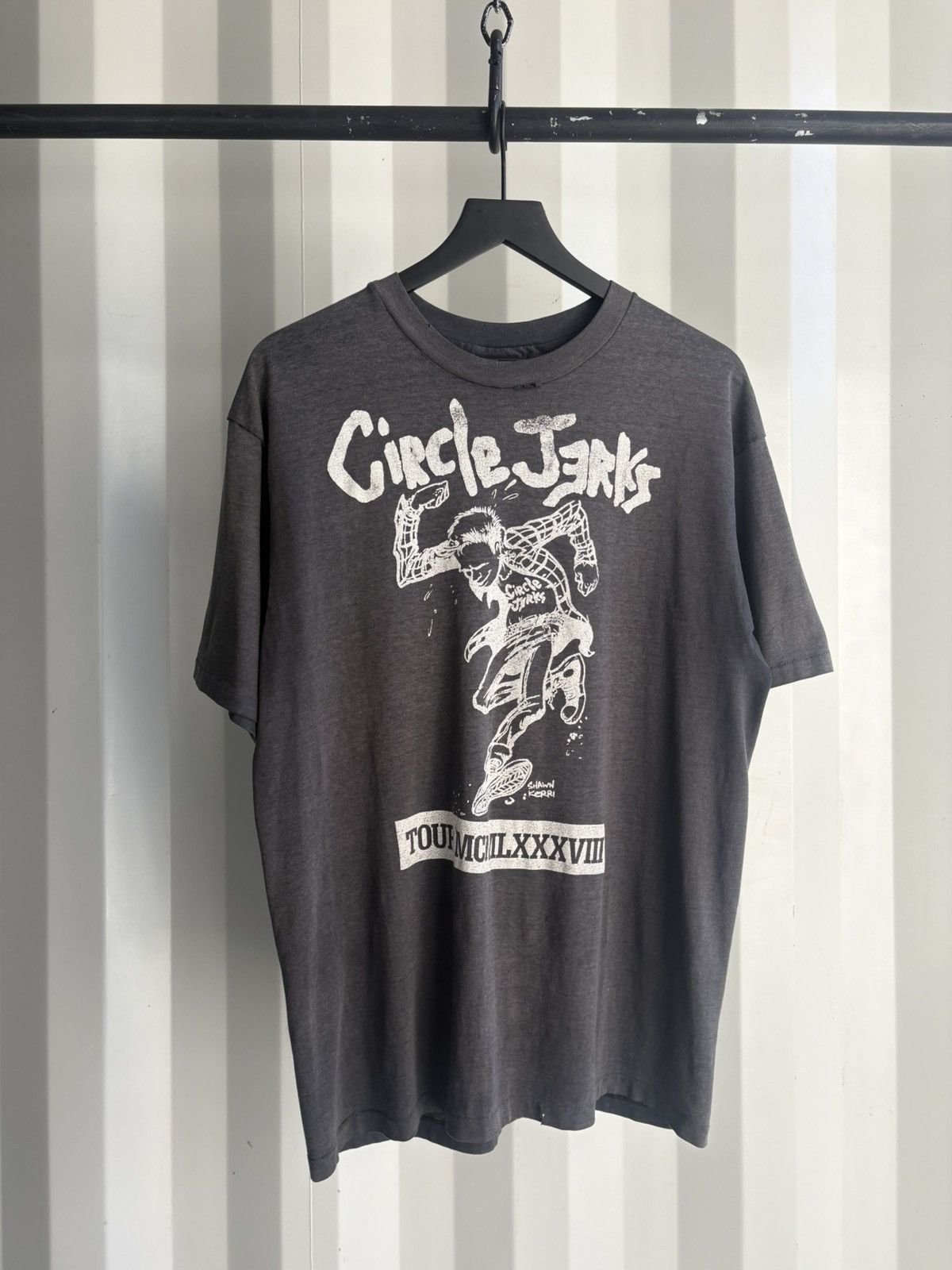 Band Tees Thrashed Circle Jerks Faded Distressed Shirt Grunge Band Hoodie, Sweatshirt | PodTeesHub.com