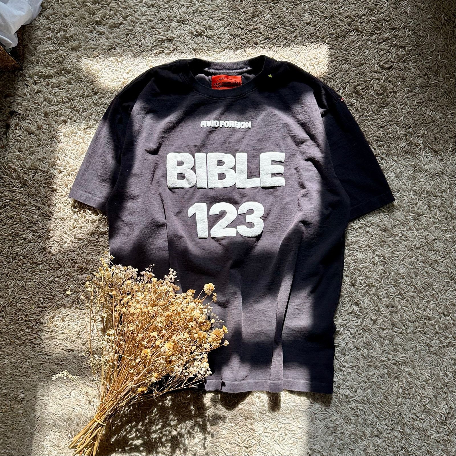 Rrr 123 Rivington Roi Rebis Fivio Foreign Bible Promo Nyc Faded Tee Hoodie, Sweatshirt | PodTeesHub.com