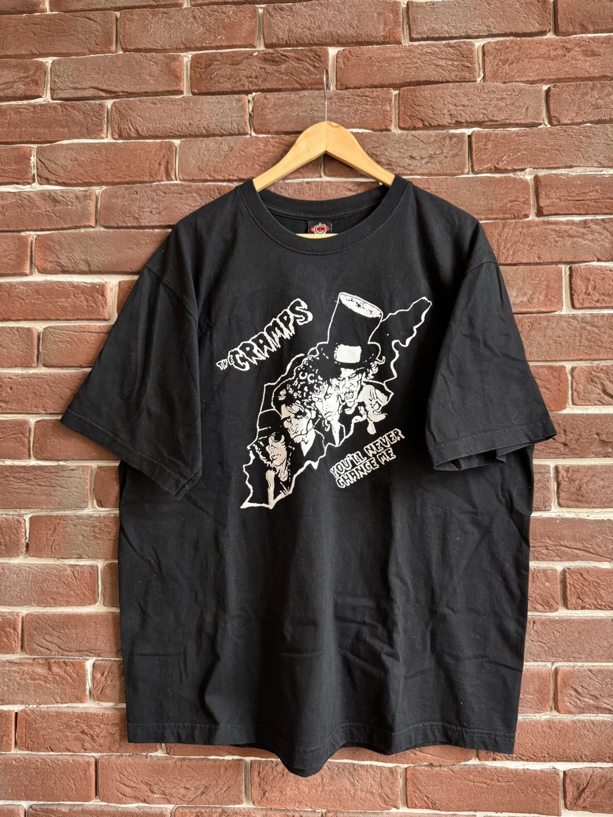 Band Tees Vintage 00s The Cramps You Ll Never Change Me Band Tee Punk Hoodie, Sweatshirt | PodTeesHub.com