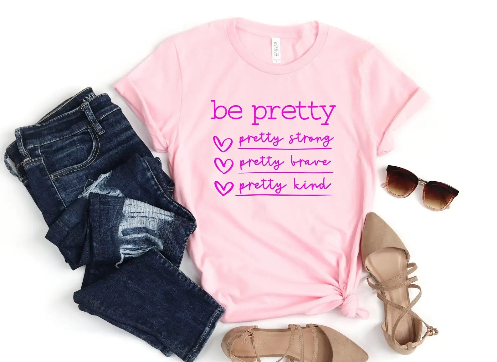 Be Pretty T-Shirt Hoodie, Sweatshirt | PodTeesHub.com