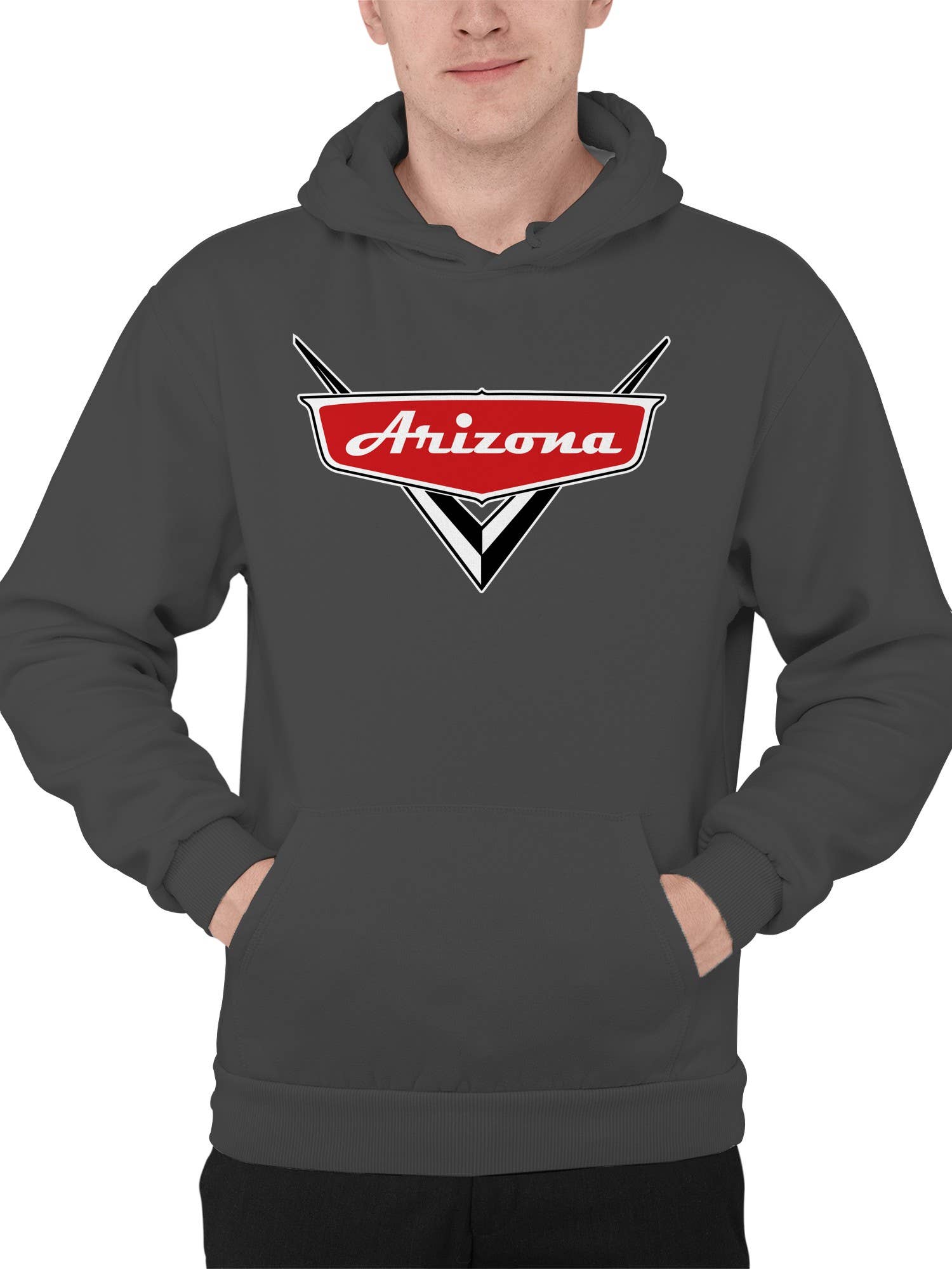 Arizona Vintage Car Emblem Men's Hoodie T-Shirts, Sweatshirt | PodTeesHub.com
