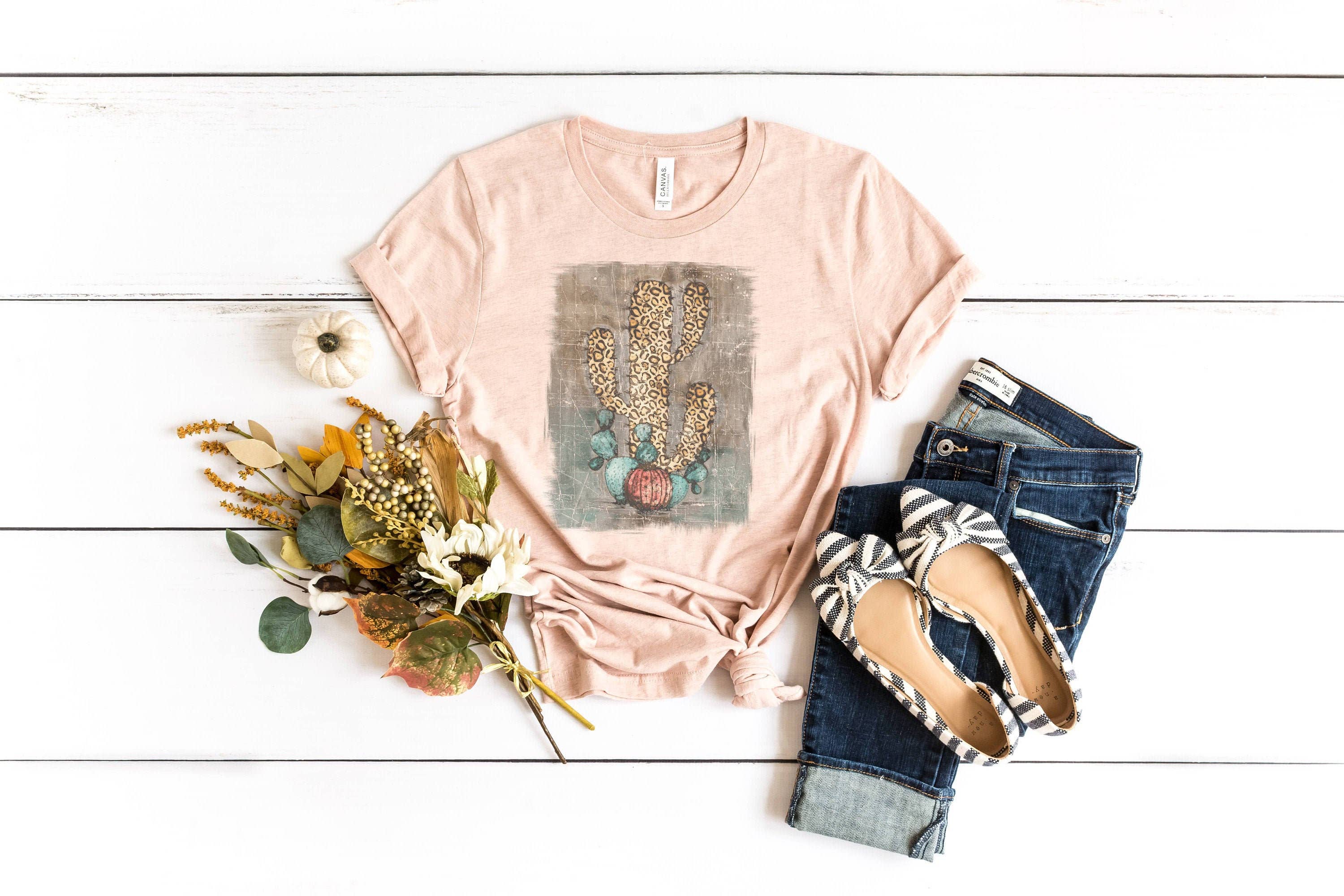 Leopard Cactus | Nature Tee Hoodie, Sweatshirt | PodTeesHub.com