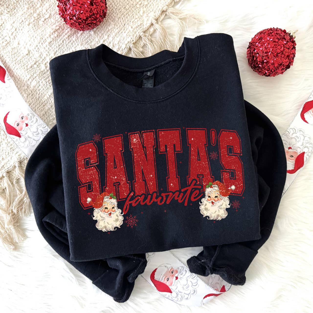 Santa's Favorite Classic Sweatshirt T-Shirts, Hoodie | PodTeesHub.com