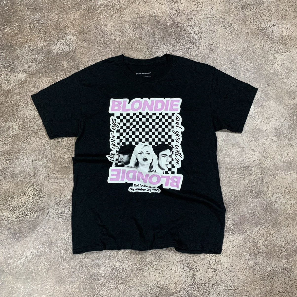 Band Tees Vintage Y2k Band Tee Blondie Photo Promo Eat To The Beat 90s Hoodie, Sweatshirt | PodTeesHub.com