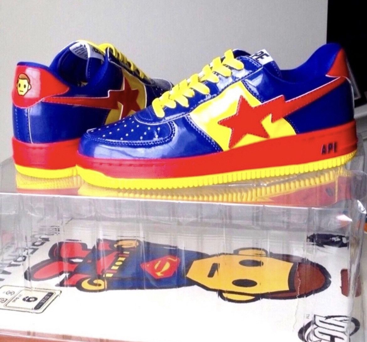 Nigo Bape X Dc Superman Bapesta 2007 T-Shirts, Hoodie, Sweatshirt | PodTeesHub.com