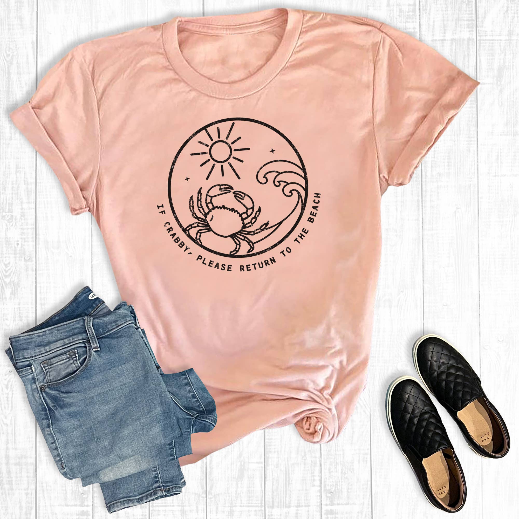 Funny Summer If Crabby Graphic Tee Hoodie, Sweatshirt | PodTeesHub.com