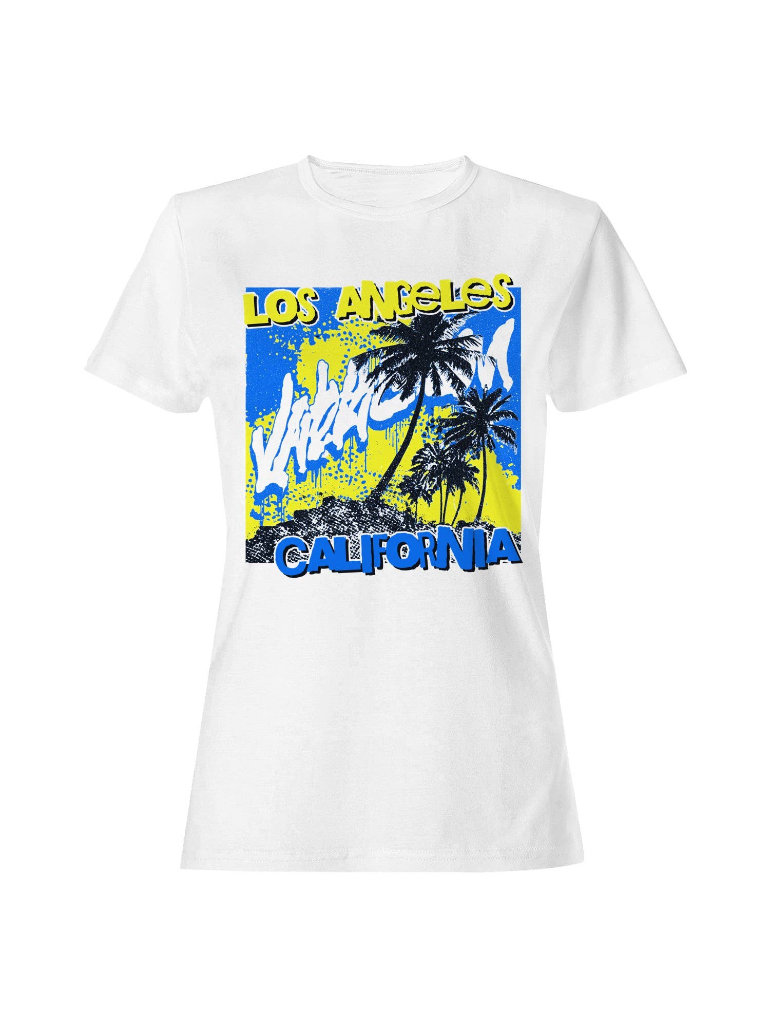 California Vacation Palms Art Women's T-Shirt Hoodie, Sweatshirt | PodTeesHub.com