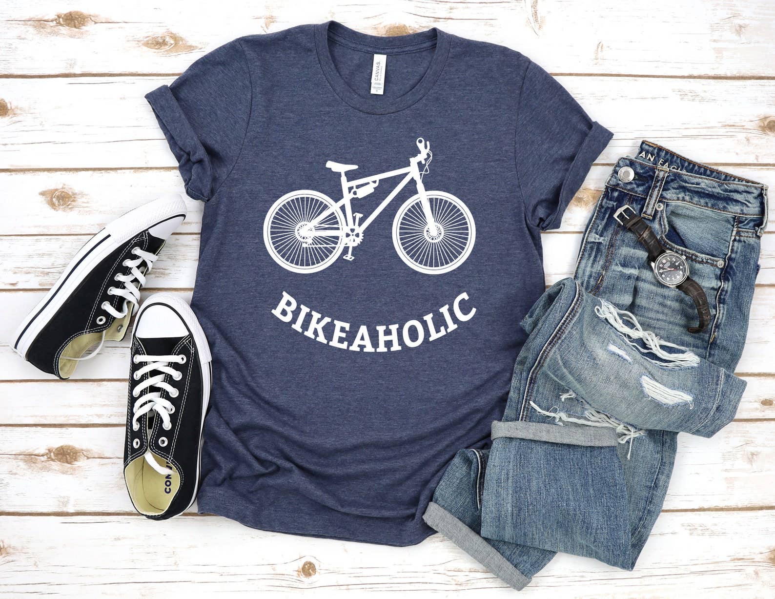 Bikeaholic T-Shirt Hoodie, Sweatshirt | PodTeesHub.com