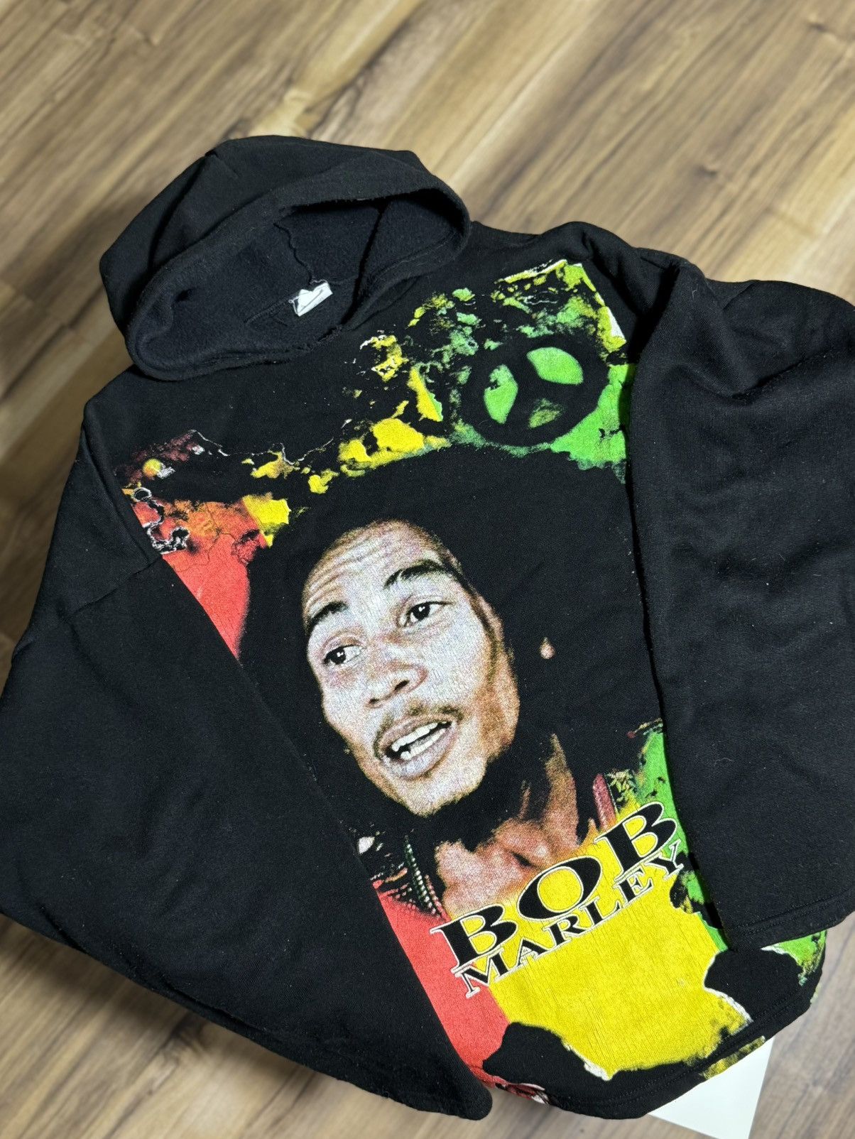 Vintage Bob Marley Double Printed Hoodie T-Shirts, Sweatshirt | PodTeesHub.com