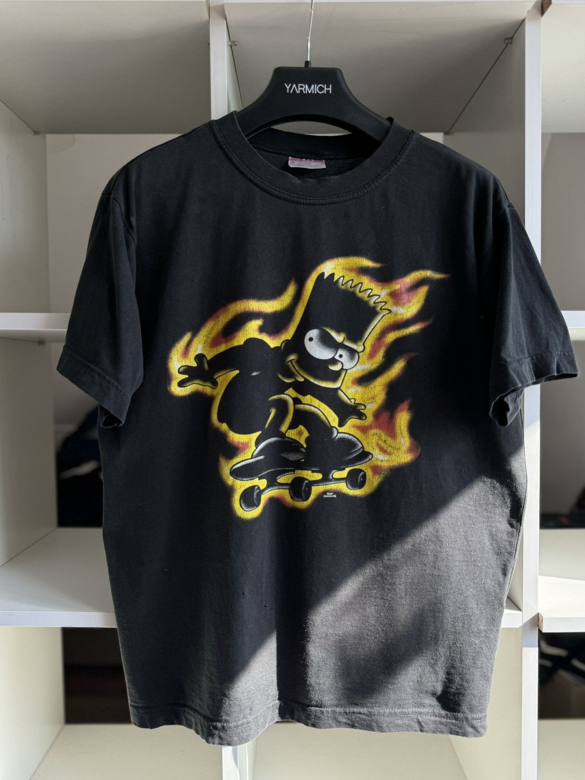 The Simpsons X Vintage Vintage 2000s The Simpsons Hellboard Skateboarding T Shirt Hoodie, Sweatshirt | PodTeesHub.com