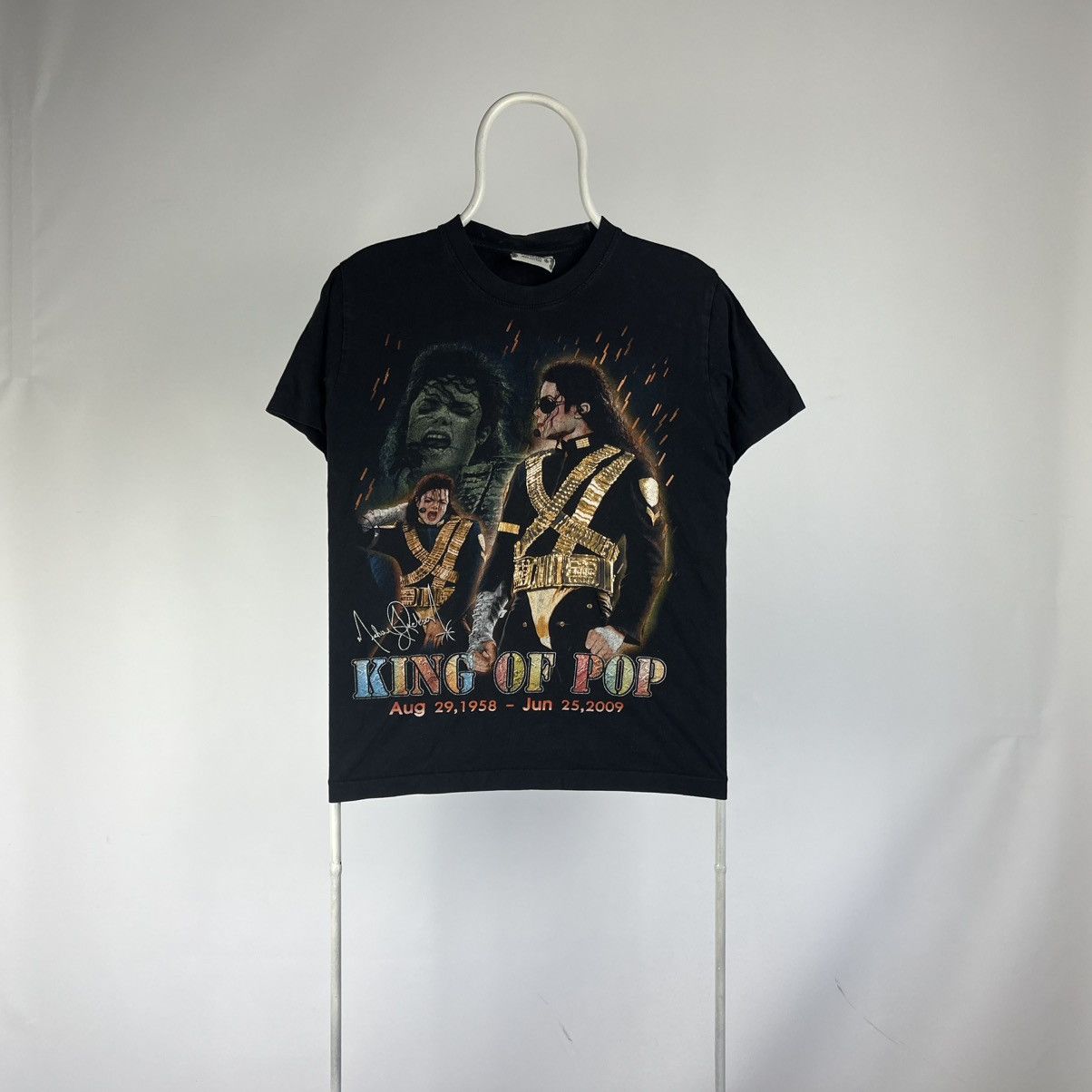 Band Tees Michael Jackson King Of Pop Memorial Tshirt Size S M Hoodie, Sweatshirt | PodTeesHub.com
