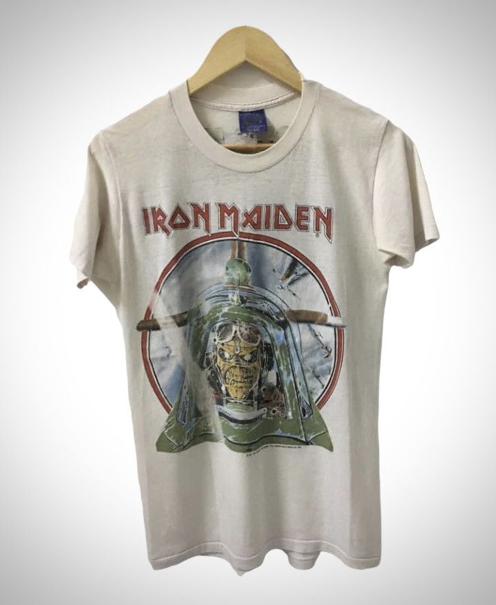 Iron Maiden X Vintage Vintage Iron Maiden Aces High T-Shirts, Hoodie, Sweatshirt | PodTeesHub.com