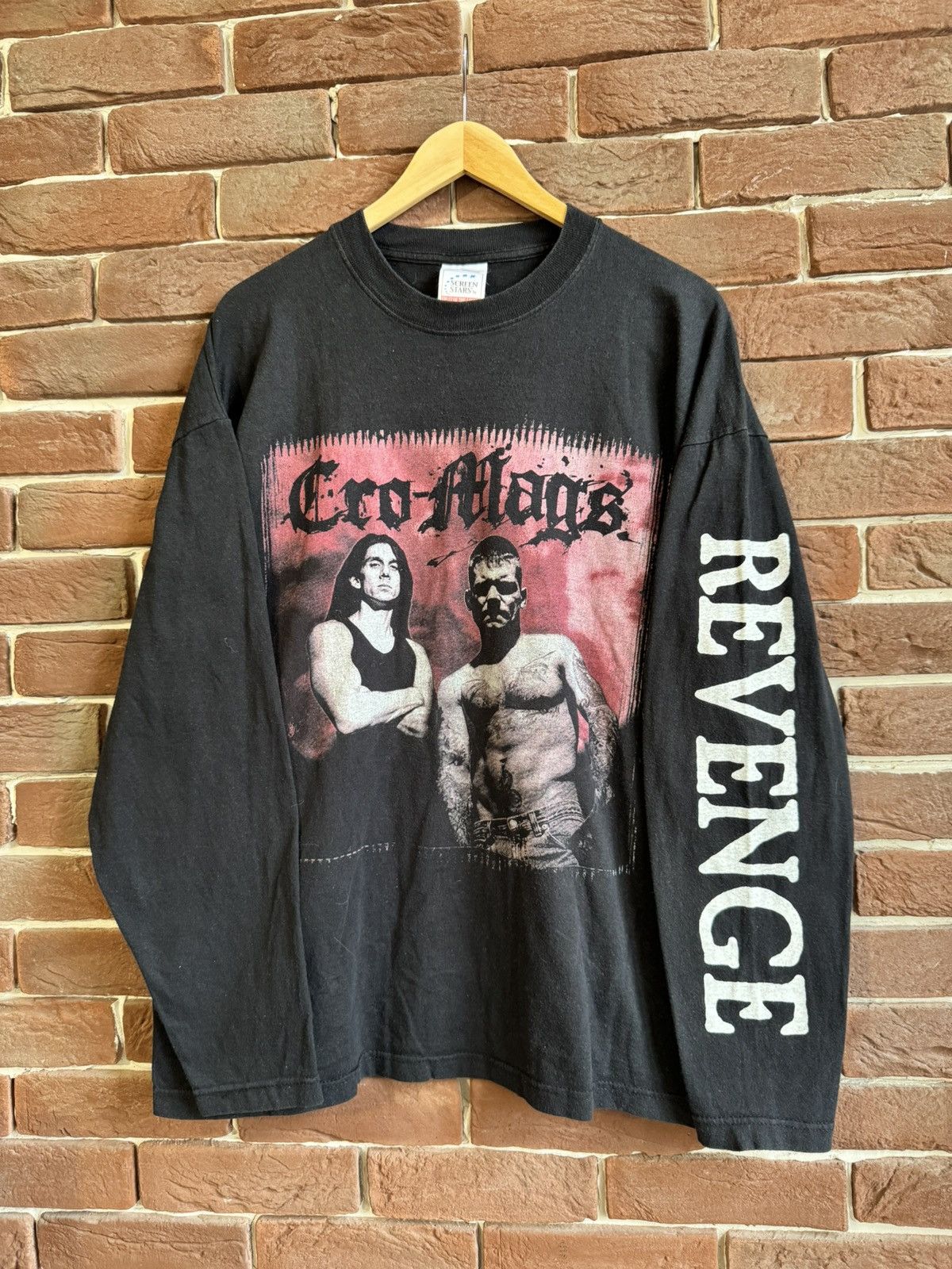 Rap Tees X Vintage Vintage 2000 Cro Mags Revenge Band Punk Hardcore Tee 00s Hoodie, Sweatshirt | PodTeesHub.com