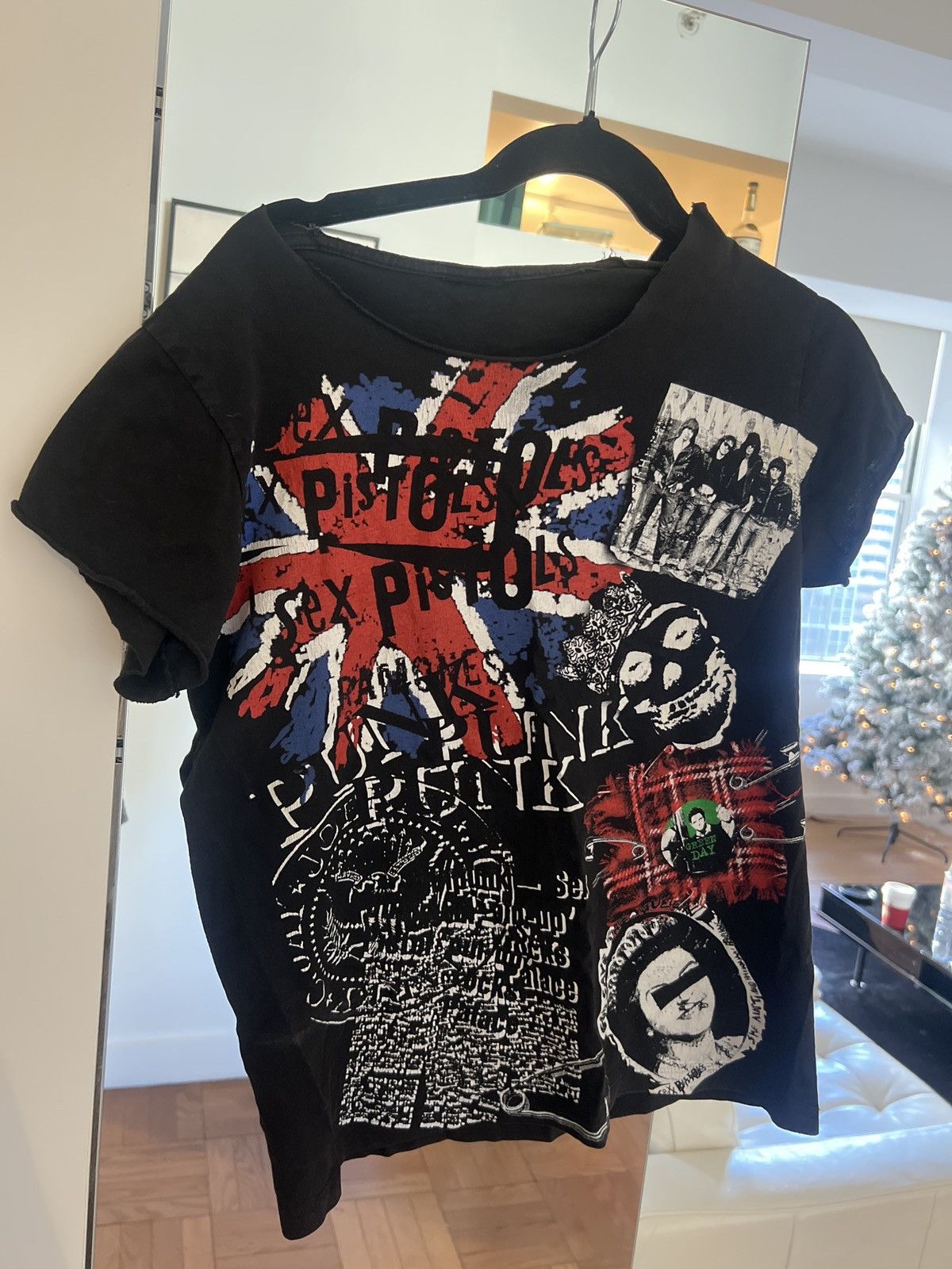 Band Tees Distressed Sex Pistols Shirt Hoodie, Sweatshirt | PodTeesHub.com