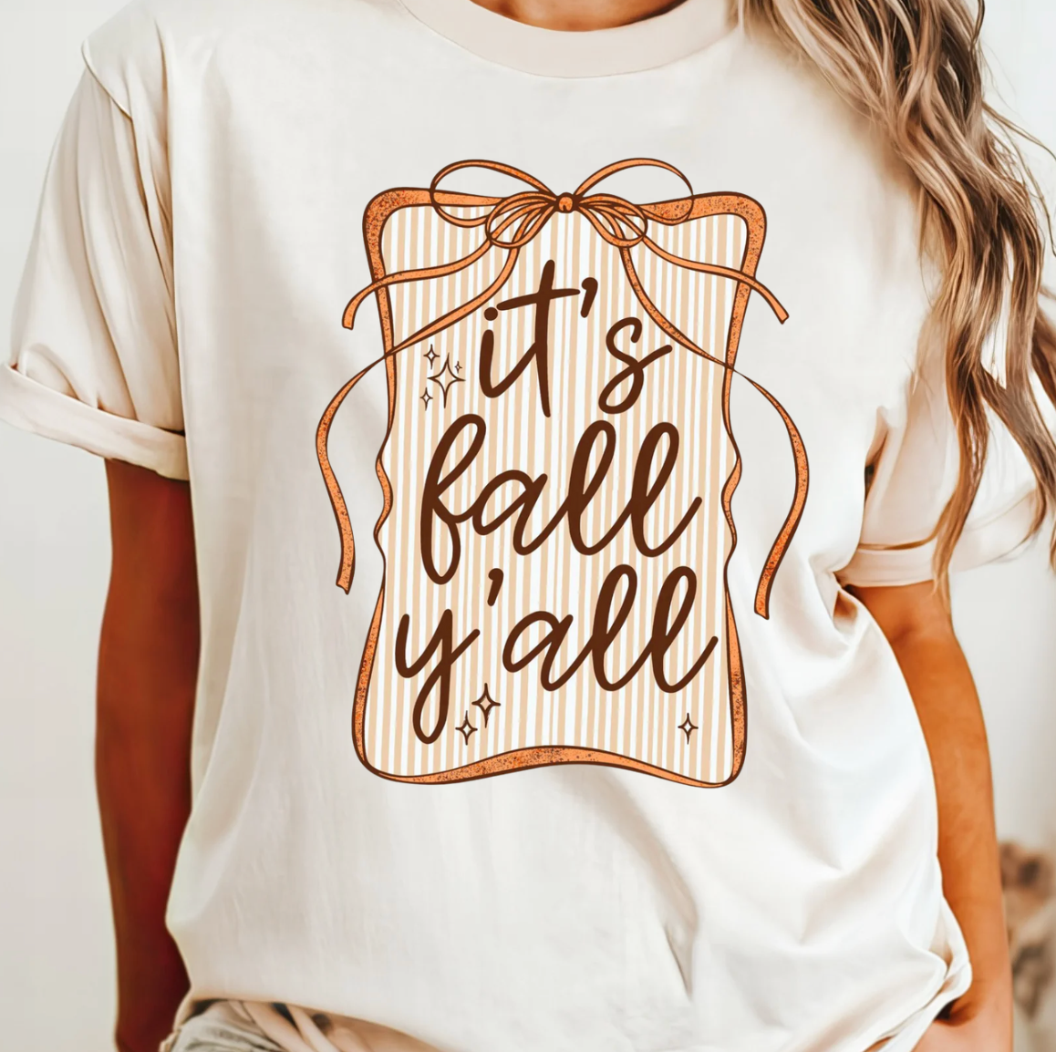 Coquette It's Fall Y'all Tee Hoodie, Sweatshirt | PodTeesHub.com