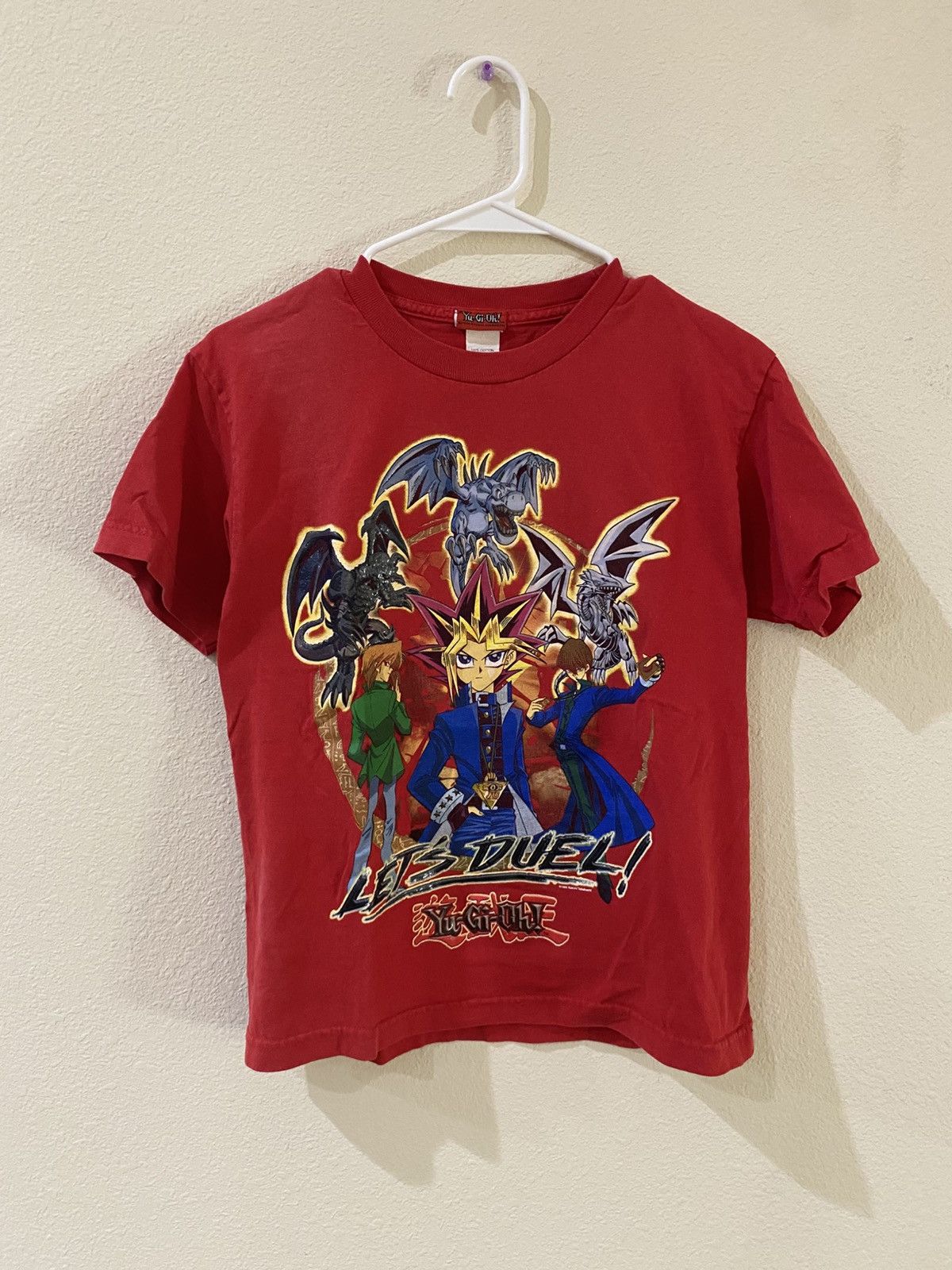Vintage Y2k Yu Gi Oh Yugioh Let S Duel Gel Print T-Shirts, Hoodie, Sweatshirt