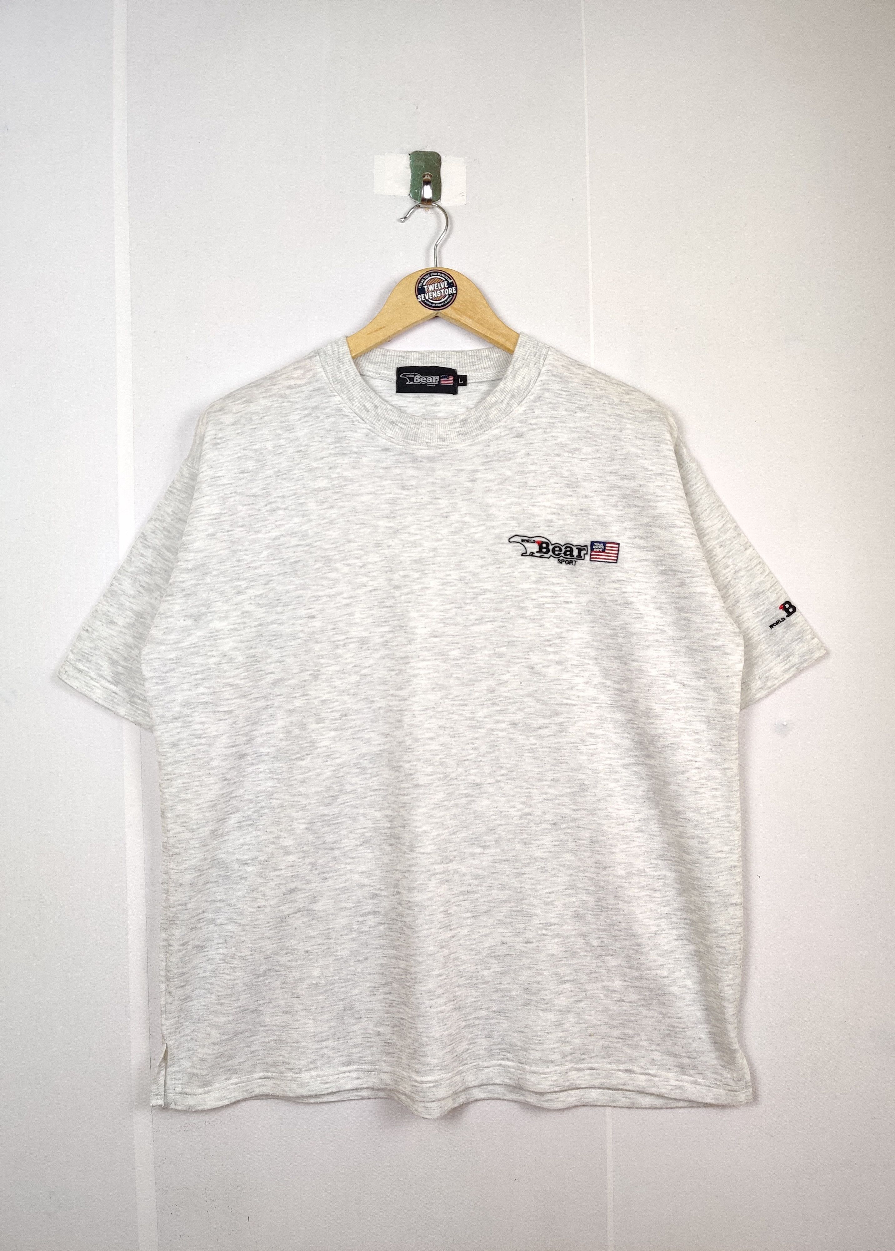 Japanese Brand Vintage World Bear Sport Tee Tshirt Hoodie, Sweatshirt | PodTeesHub.com