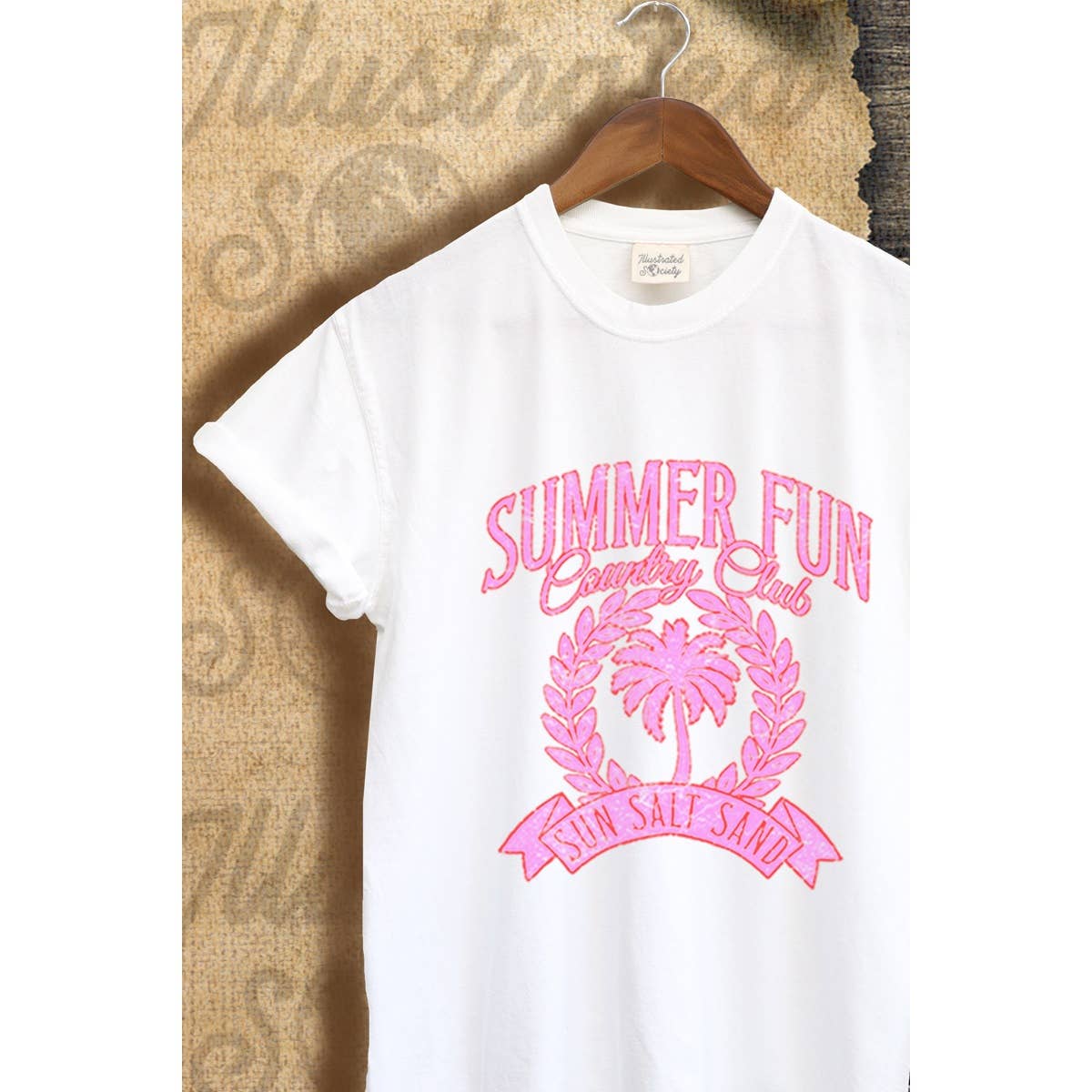 Summer Fun Country Club Vintage Graphic  Tee Hoodie, Sweatshirt | PodTeesHub.com