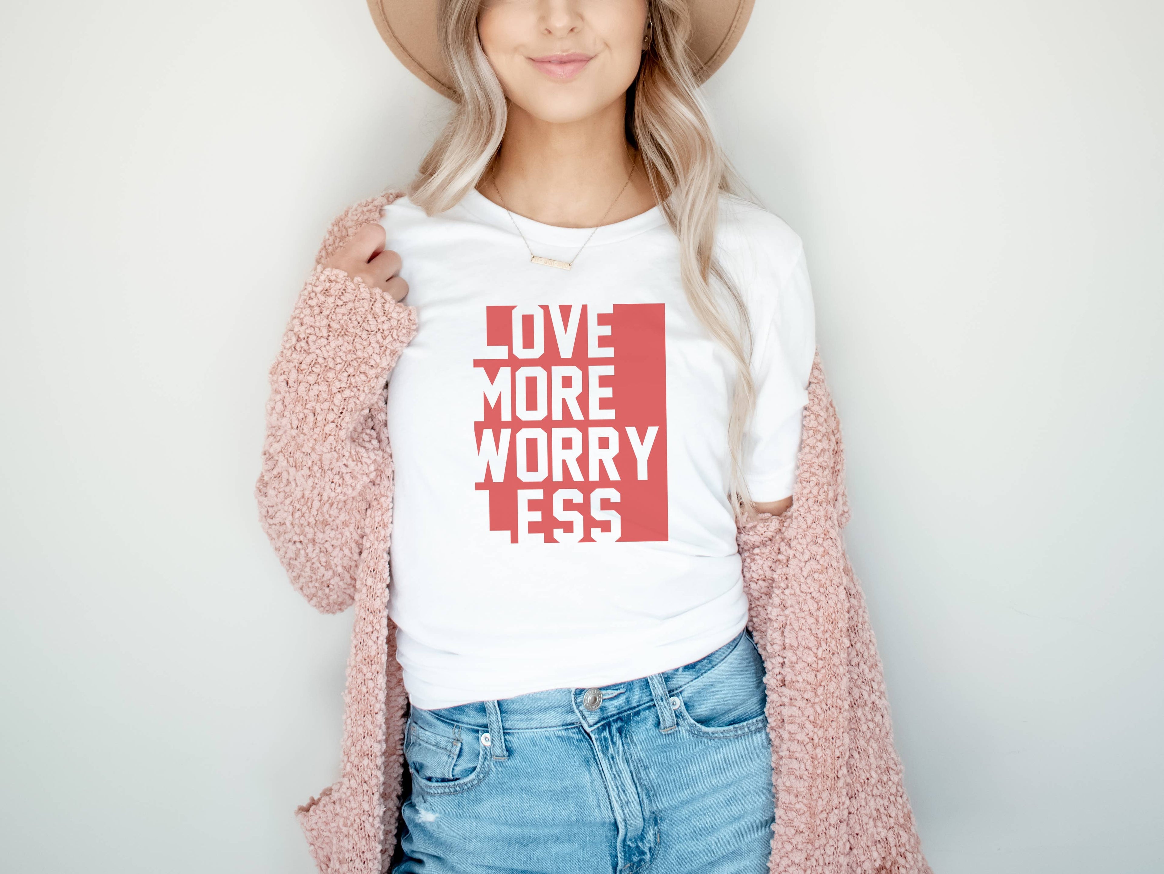 Love More Block| Valentines Day Graphic Tee Hoodie, Sweatshirt | PodTeesHub.com