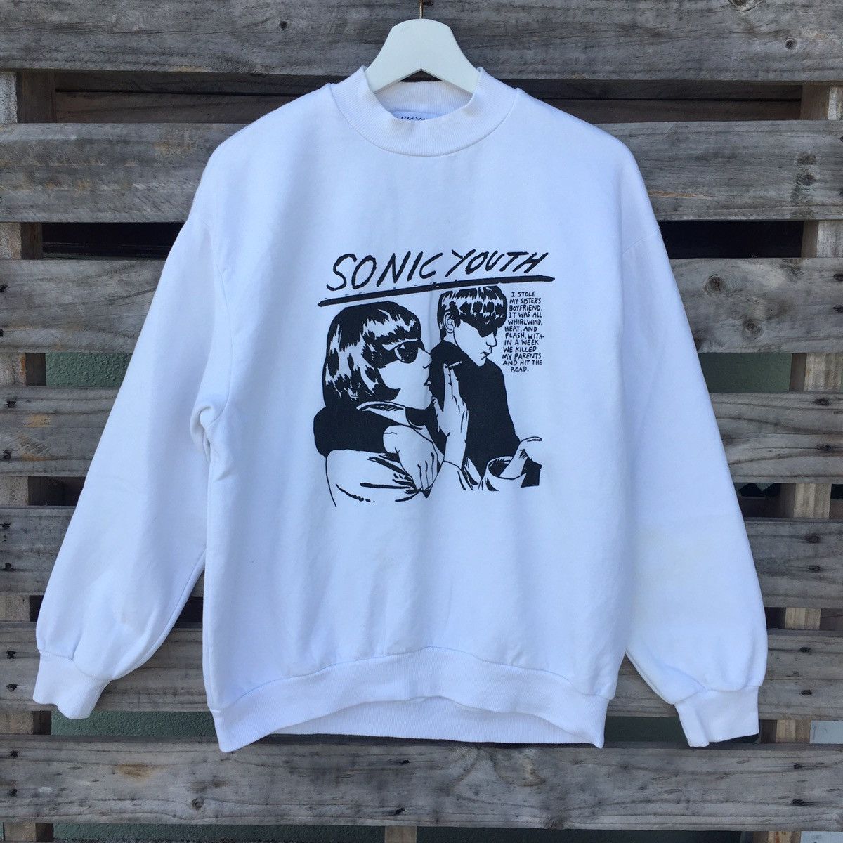 Band Tees Sonic Youth Band Sweatshirt Pullover Hoodie | PodTeesHub.com