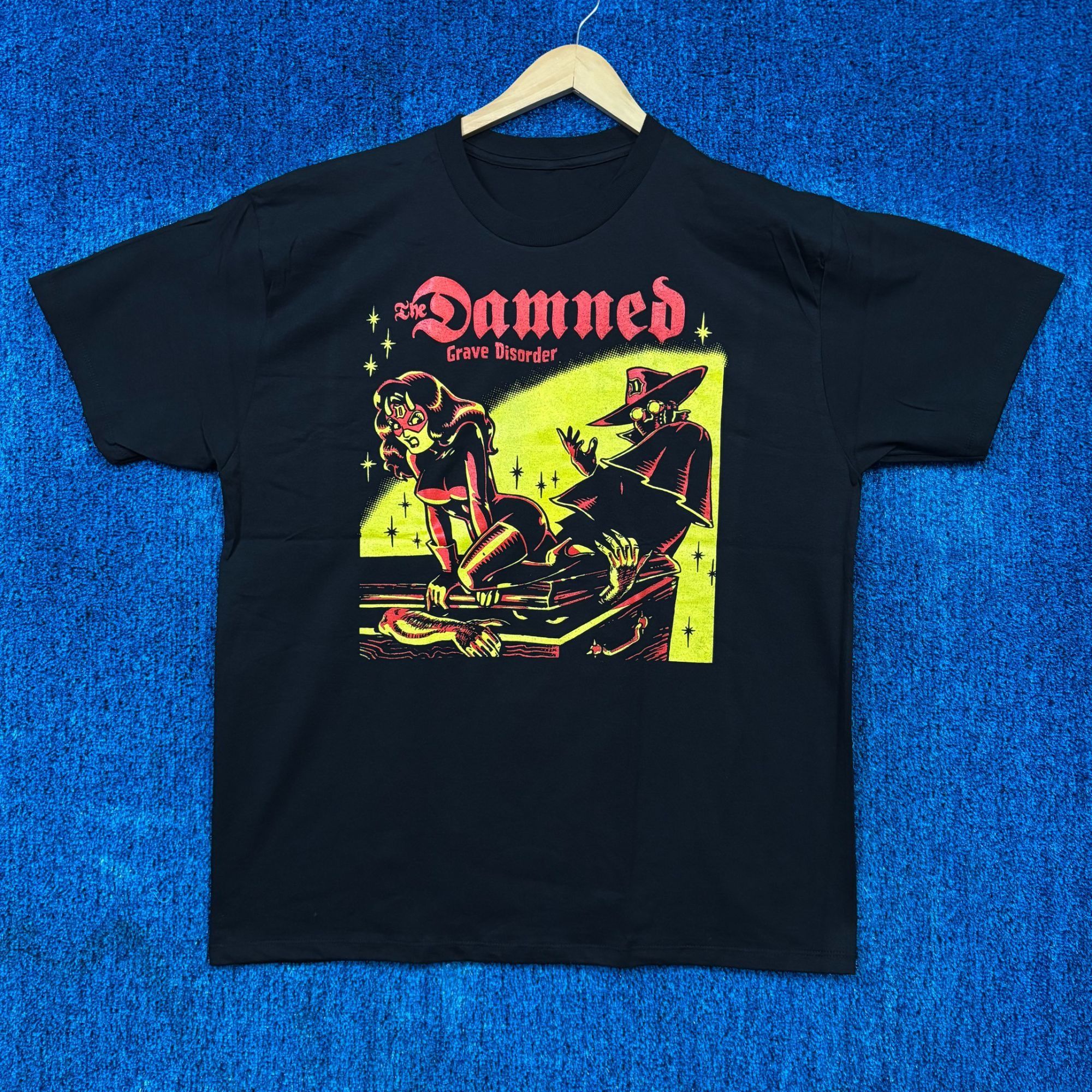 Band Tees The Damned Grave Disorder Album Art Gothic Punk Band Tee Xl Hoodie, Sweatshirt | PodTeesHub.com