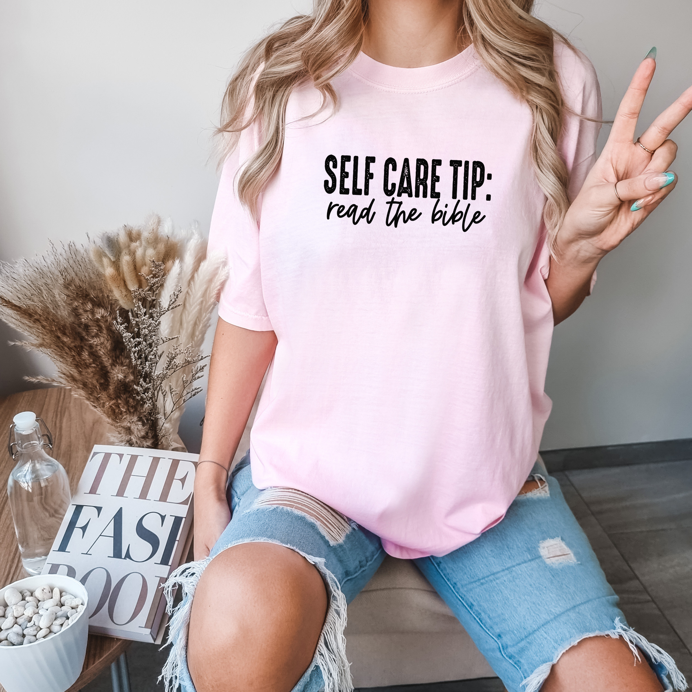 Read Your Bible Self Care Tee - Christian Spring Graphic Tee Hoodie, Sweatshirt | PodTeesHub.com