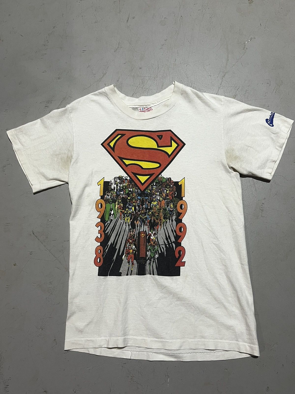 1992 Vintage Superman Tee Hoodie, Sweatshirt | PodTeesHub.com