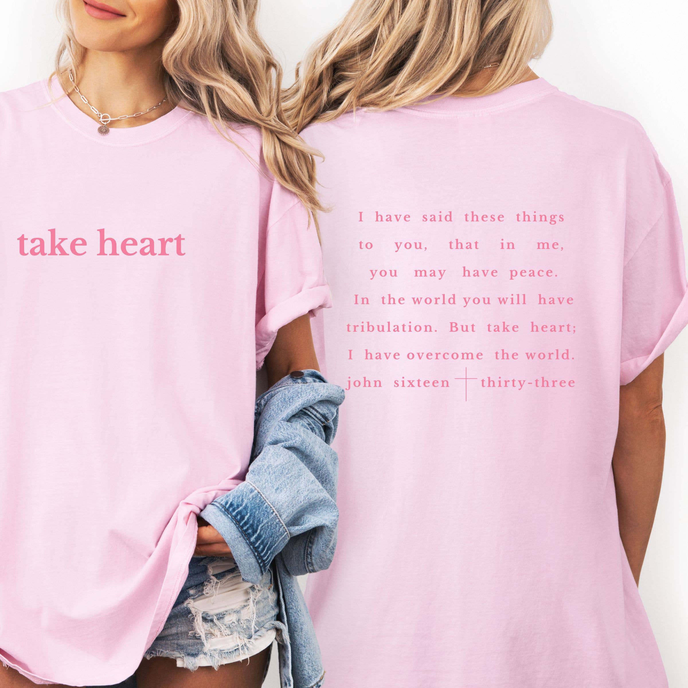 Take Heart Christian Tee -  Western Spring Graphic Tee Hoodie, Sweatshirt | PodTeesHub.com