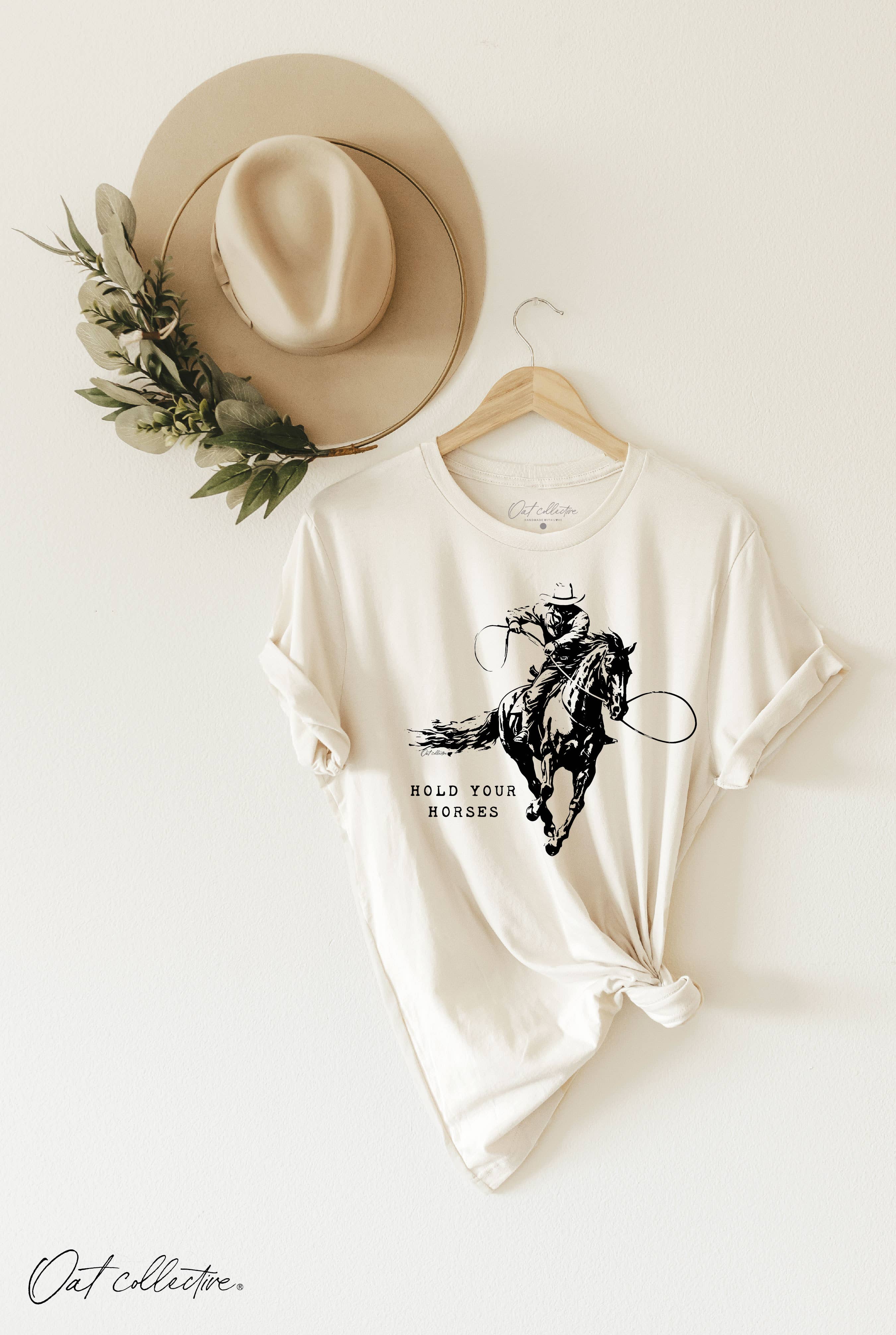 Hold Your Horses    Graphic T-Shirt Hoodie, Sweatshirt | PodTeesHub.com