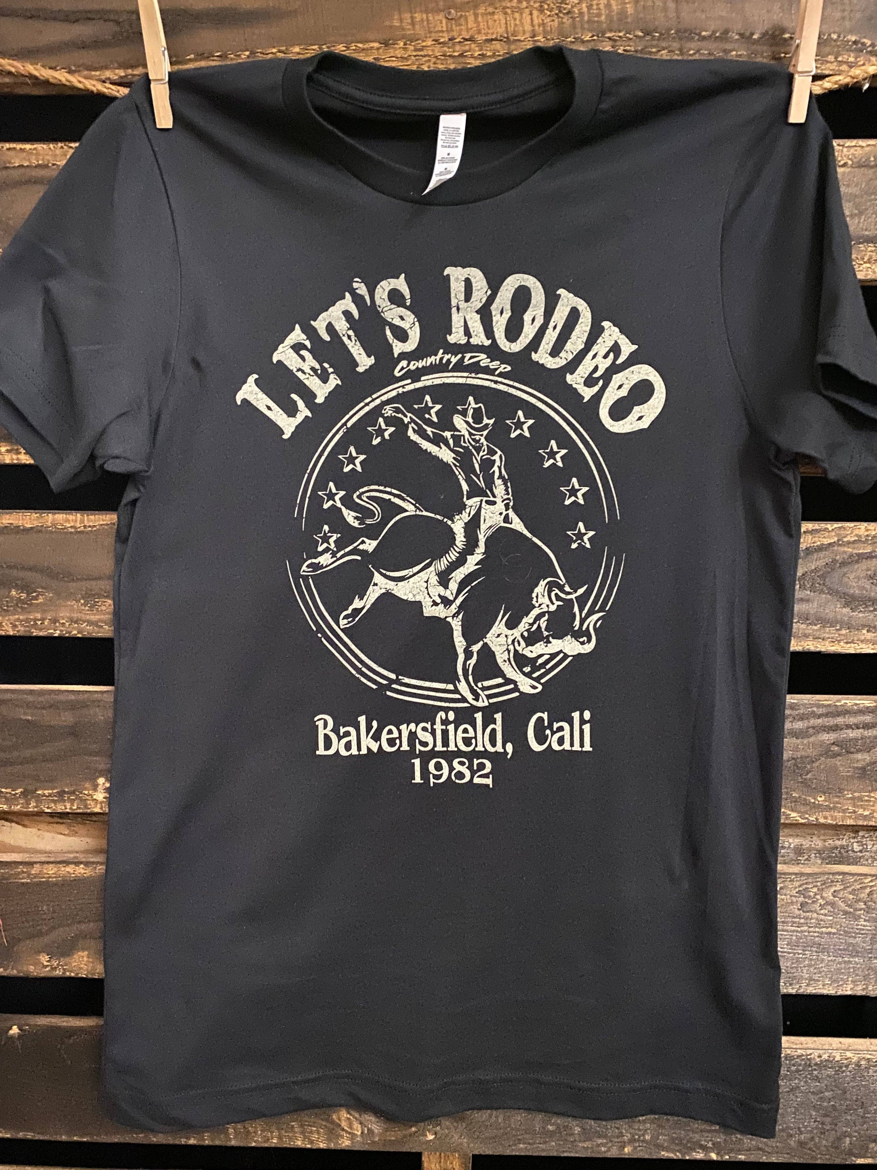 Bakersfield California Let's Rodeo Unisex T-Shirt Hoodie, Sweatshirt | PodTeesHub.com