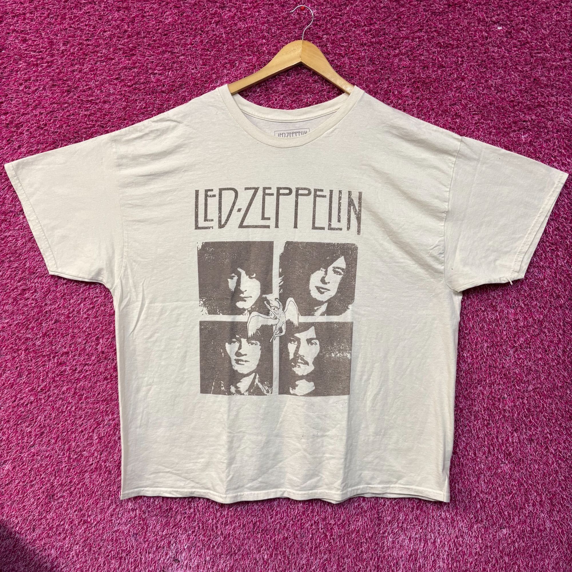 Zeppelin Led Zeppelin Band Members Portrait Vintage Style T Shirt 2xl Hoodie, Sweatshirt | PodTeesHub.com