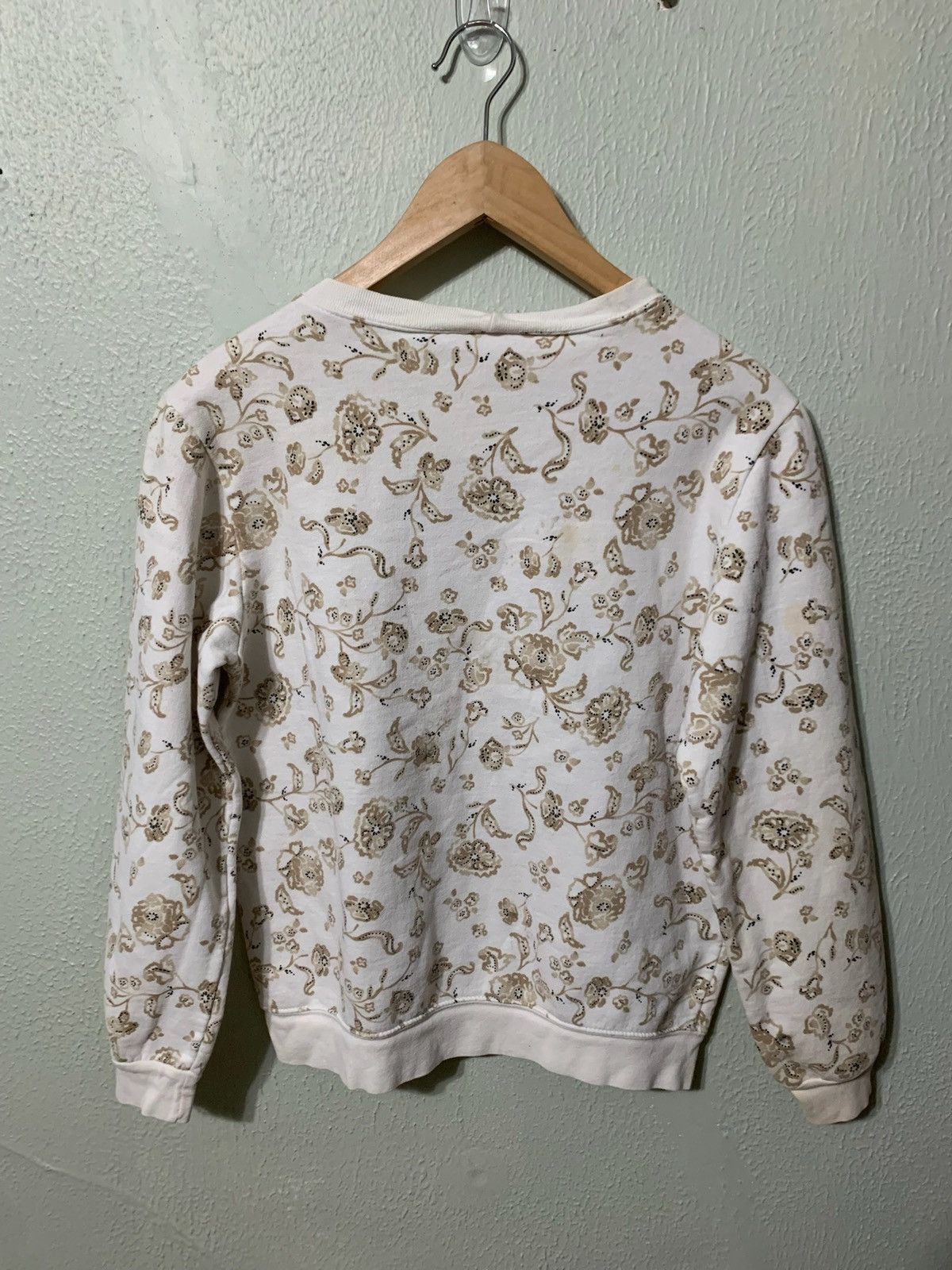 Vintage Crewneck Floral Wallpaper Vintage Sweatshirt T-Shirts, Hoodie | PodTeesHub.com