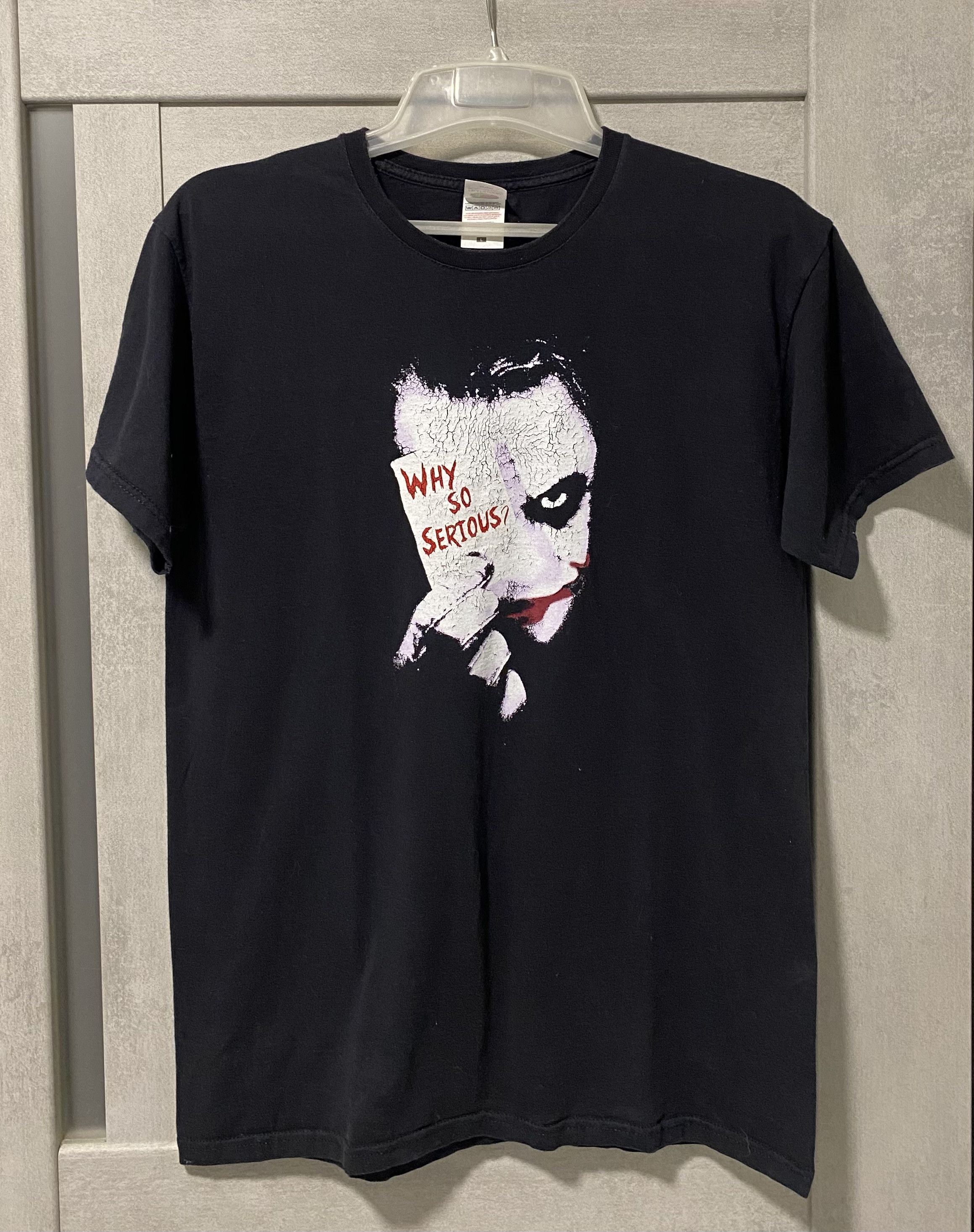 Vintage 2008 The Dark Knight Why So Serious Joker Tee Hoodie, Sweatshirt | PodTeesHub.com